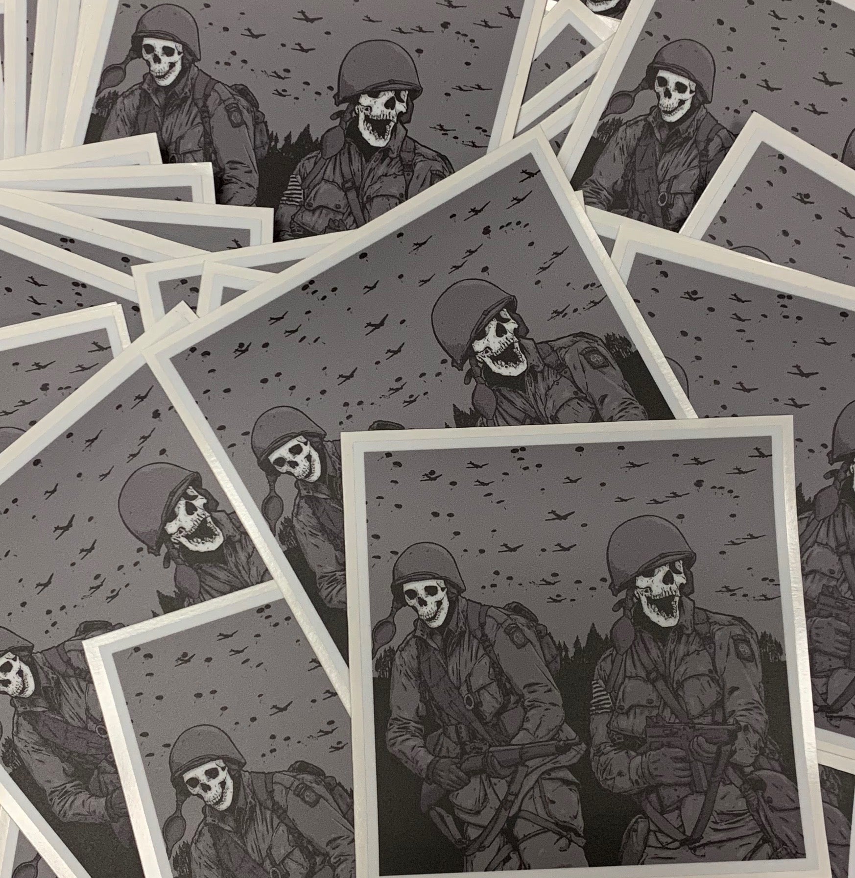 Death Awaits Premium Sticker