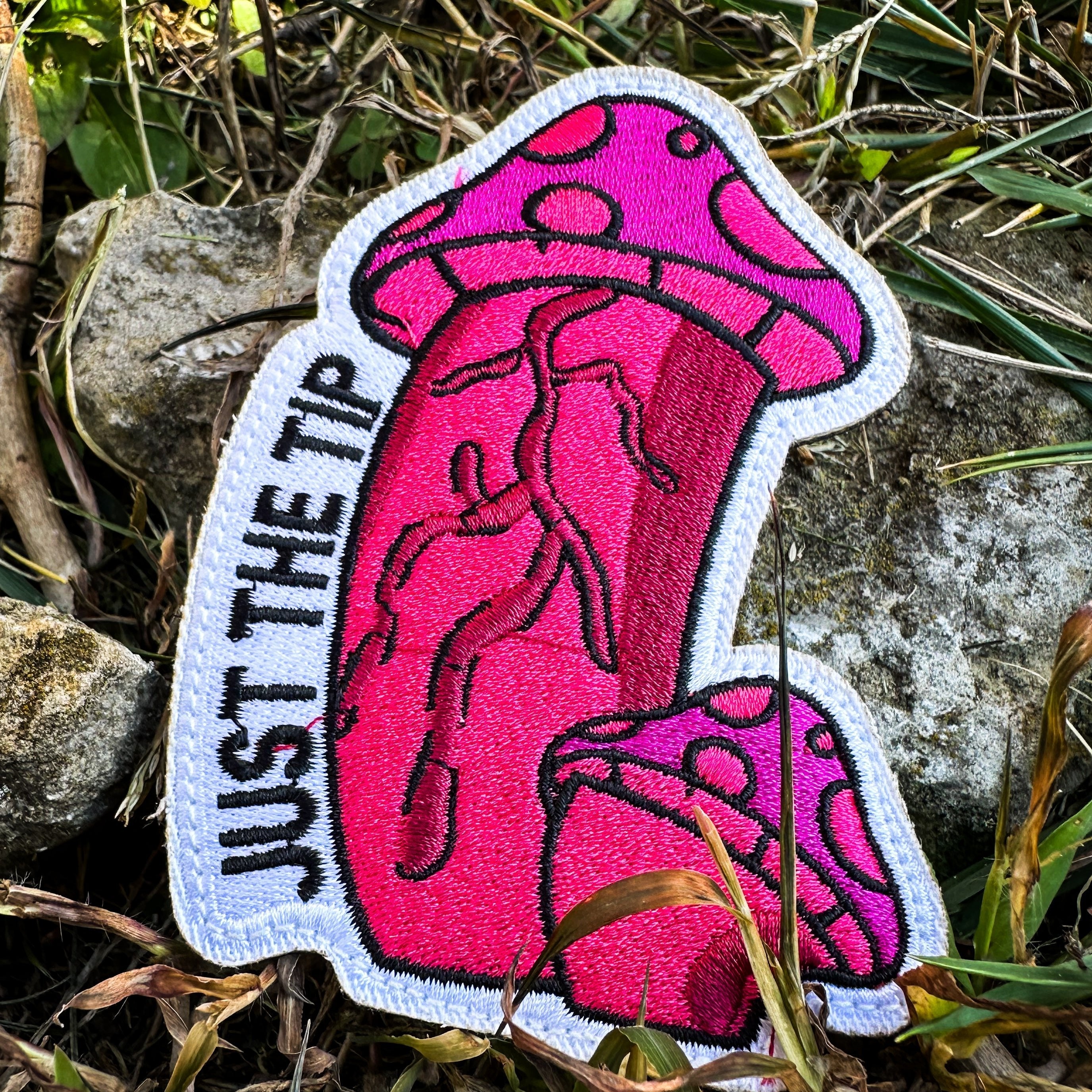 Just The Tip Mushroom Penis Shape - 4" Patch