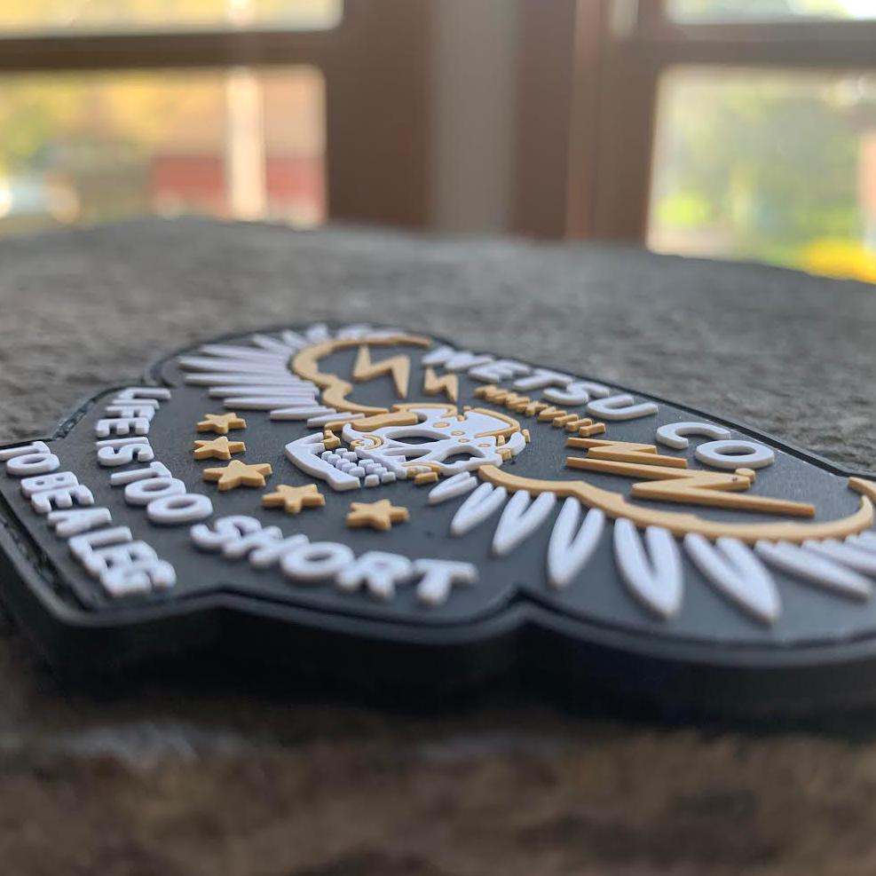 WETSU Pirate Logo PVC Patch