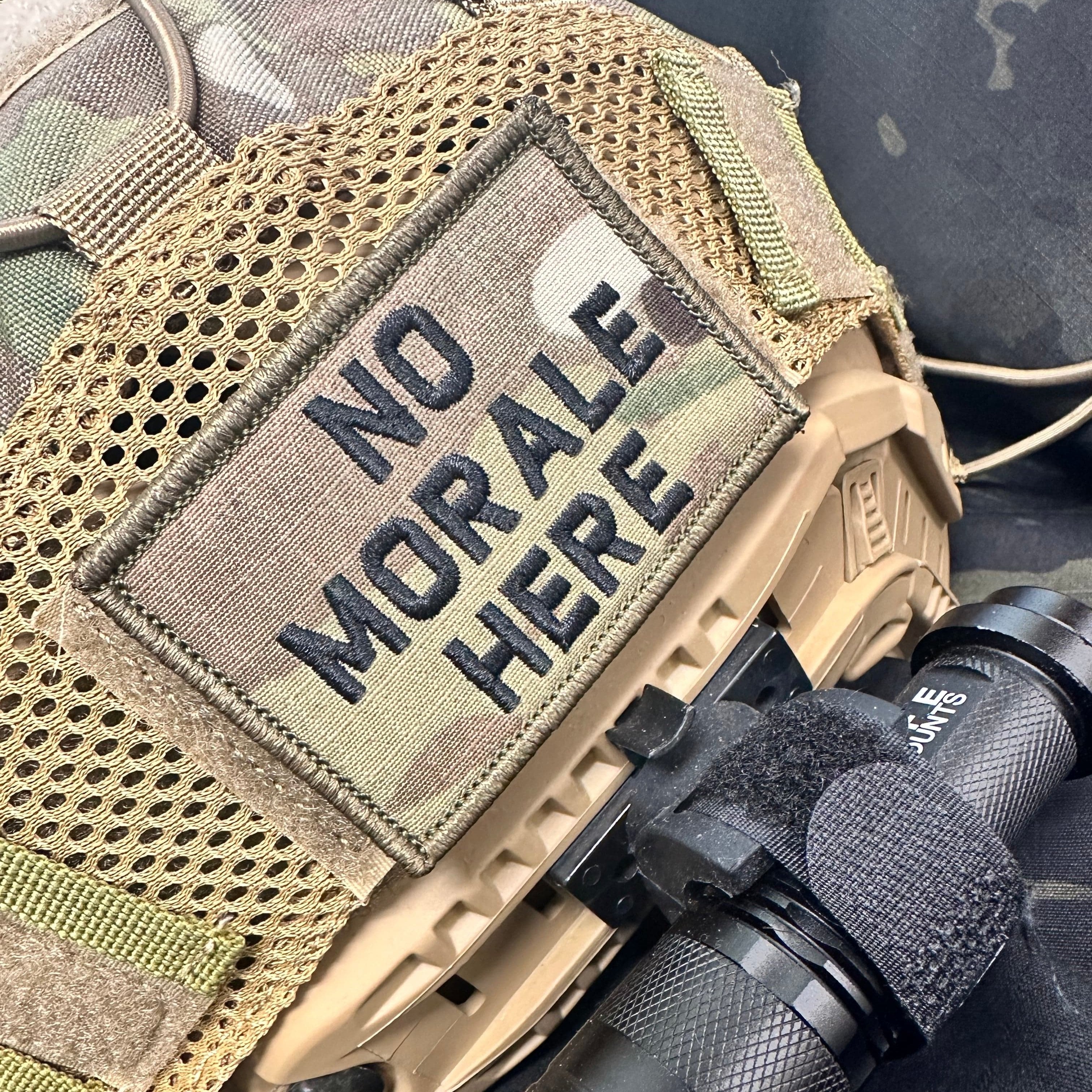 "NO MORALE HERE” TACTICAL MORALE PATCH