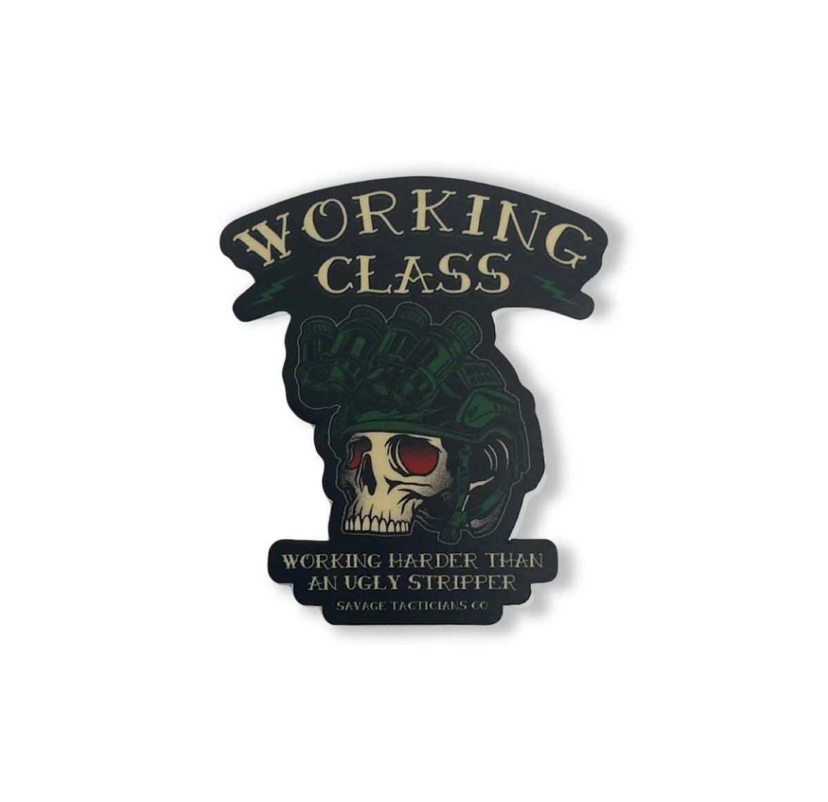 Pegatina de la clase trabajadora 