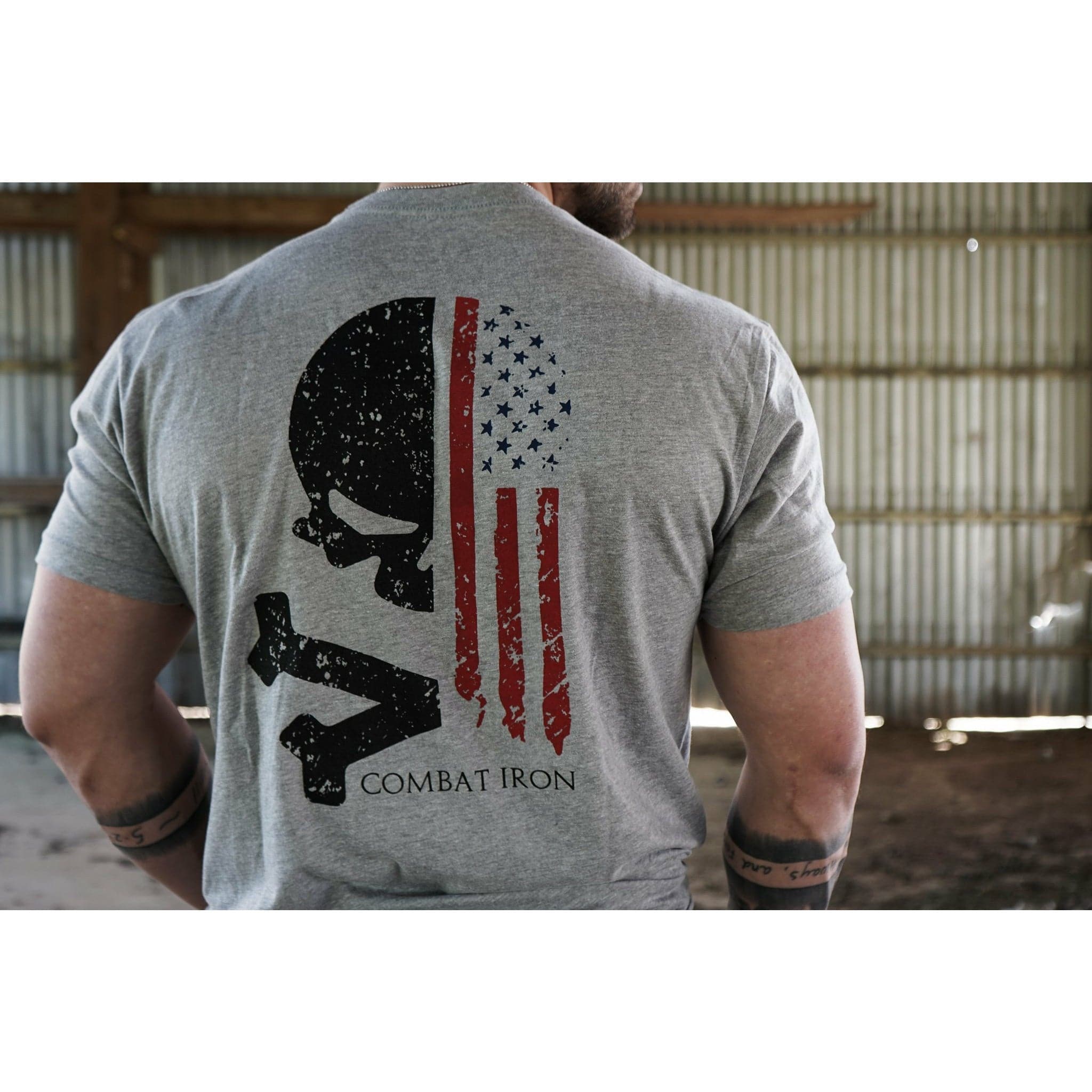 LIBERTY SKULL USA EDITION MEN'S T-SHIRT