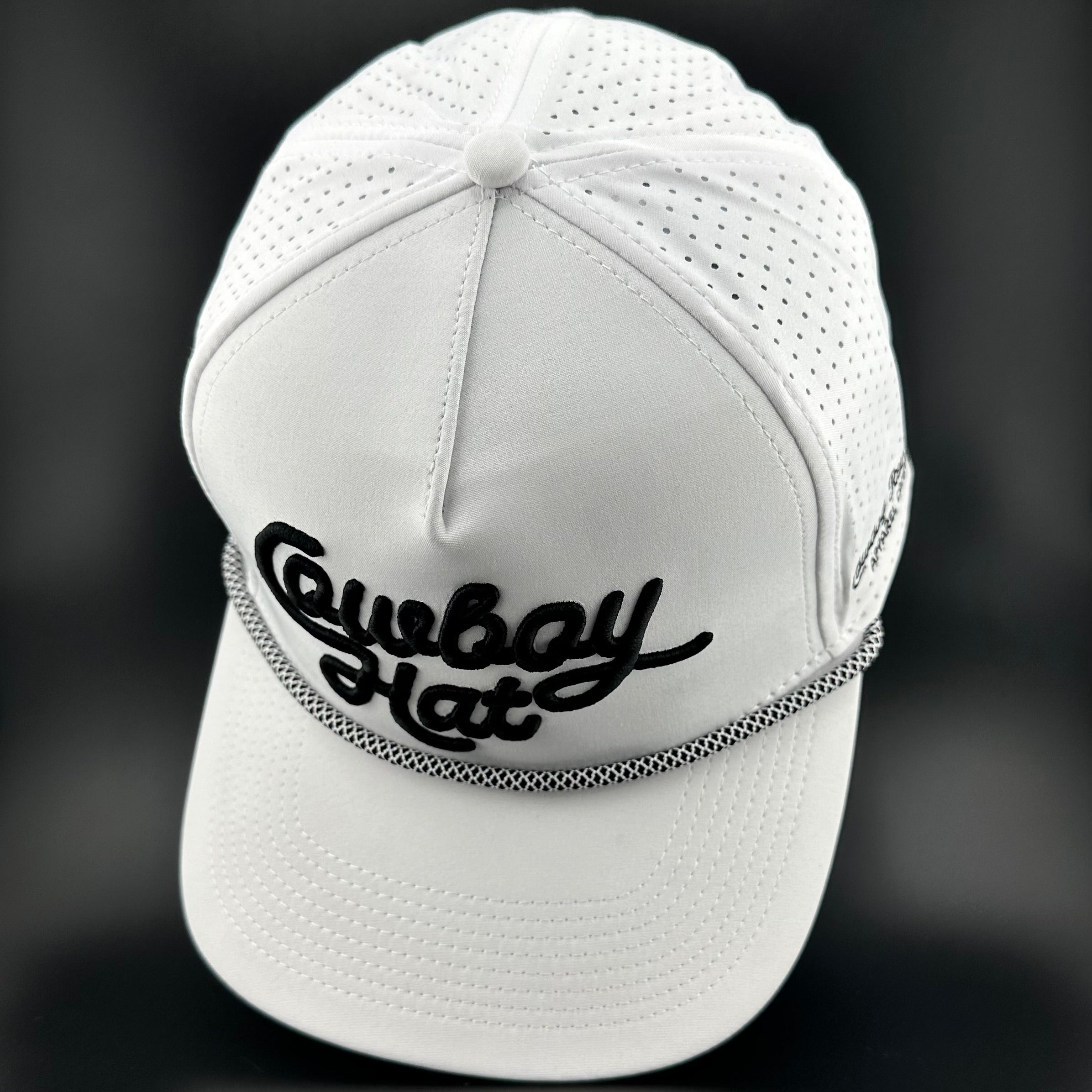 SOMBRERO DE COWBOY EDICIÓN DE VERANO GORRA DE CAMIONERO BLANCA