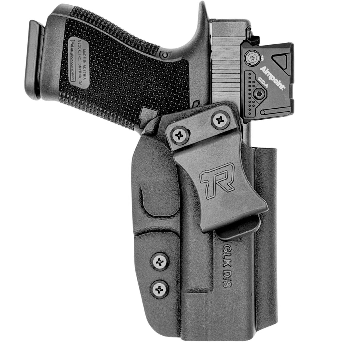 IWB Holster fits: Glock 19 19X 23 32 45 (Optic Ready)