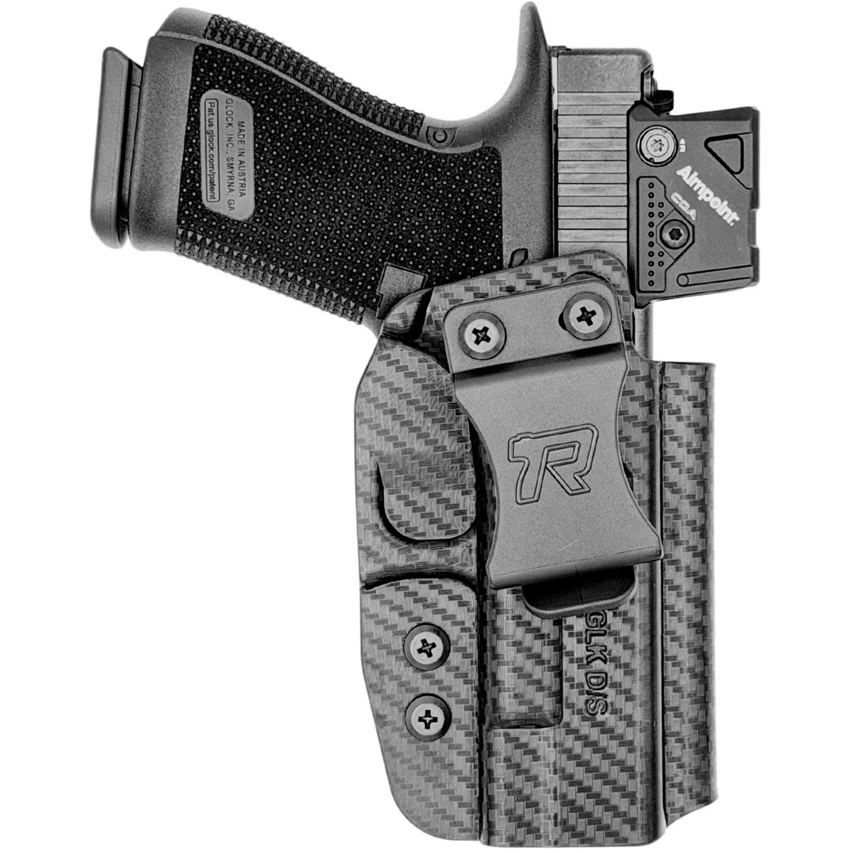 IWB Holster fits: Glock 19 19X 23 32 45 (Optic Ready)
