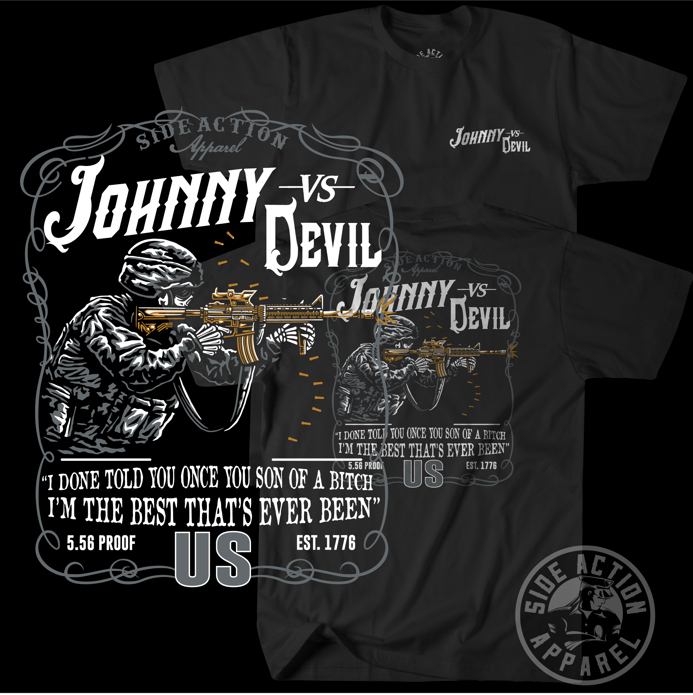 Johnny vs Devil Tee