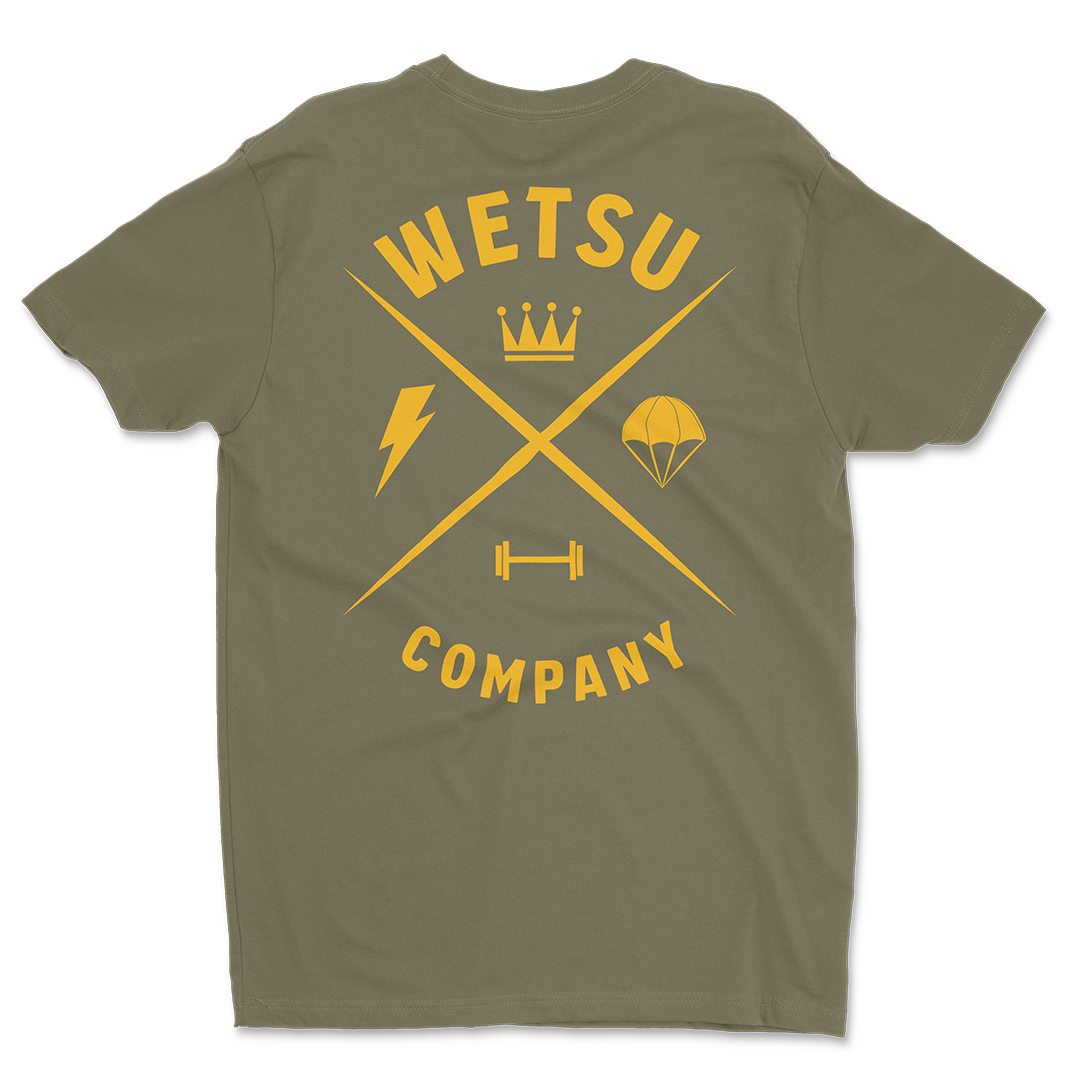Airborne Kings and Queens Shirt Military Green