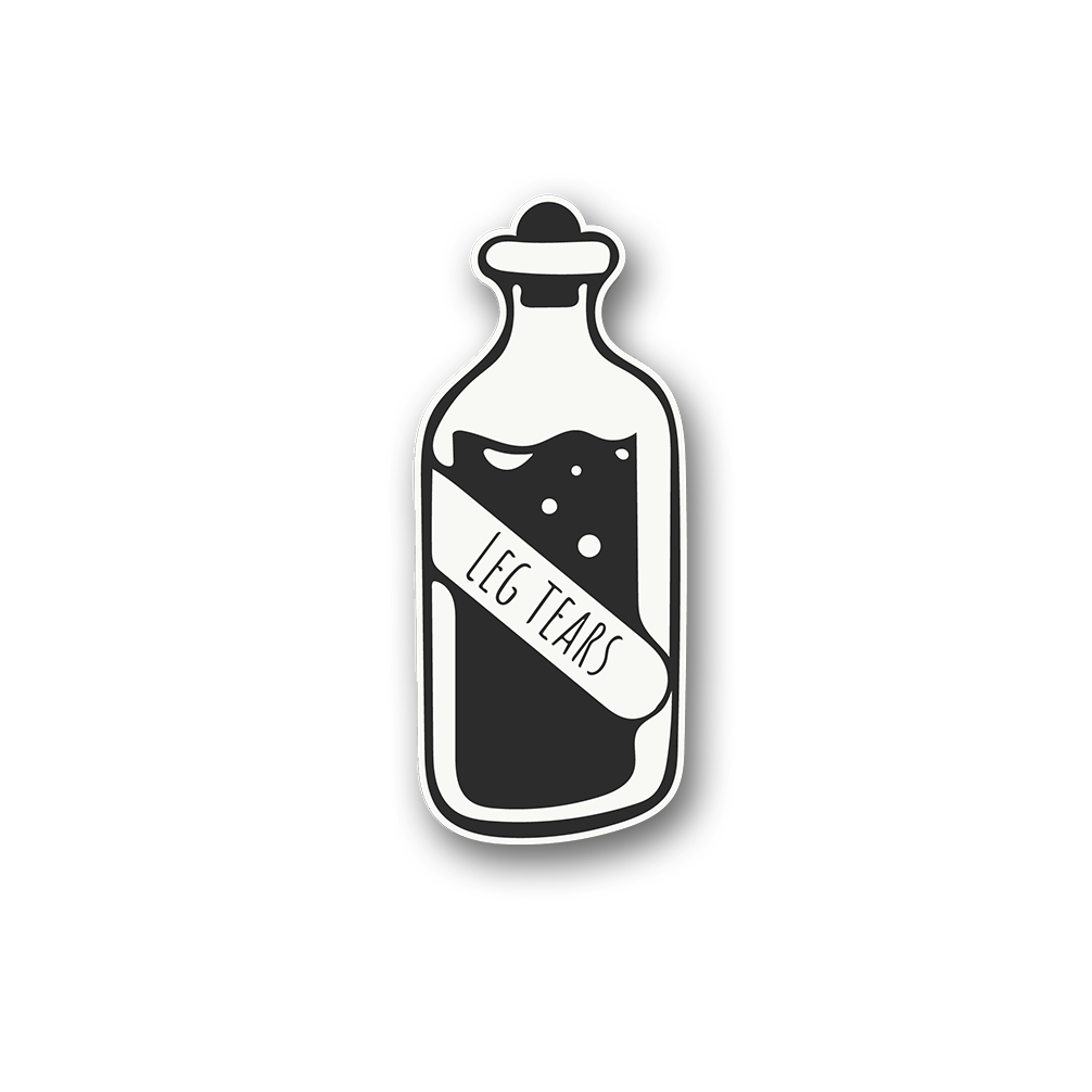 Leg Tears Sticker