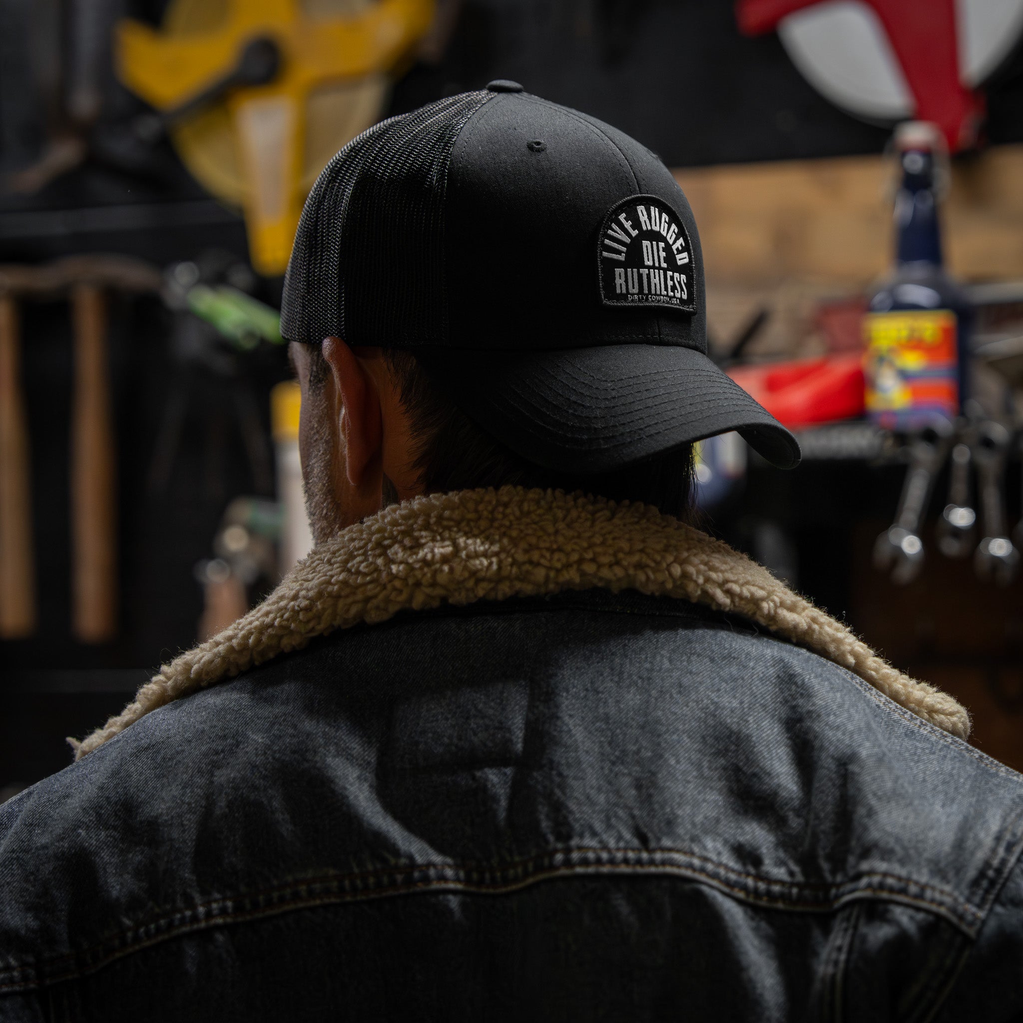 Live Rugged. Die Ruthless Patch Snapback Hat