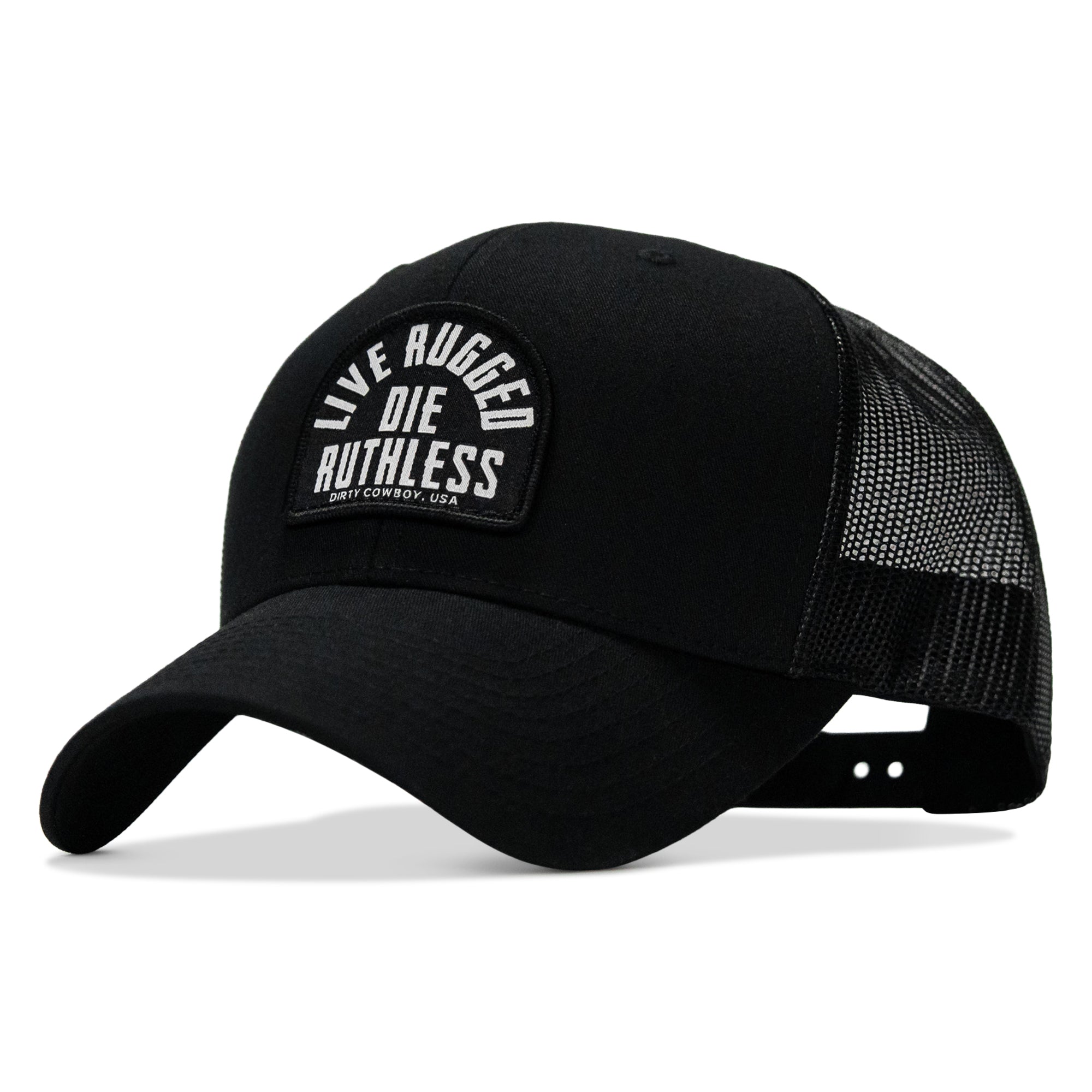 Live Rugged. Die Ruthless Patch Snapback Hat