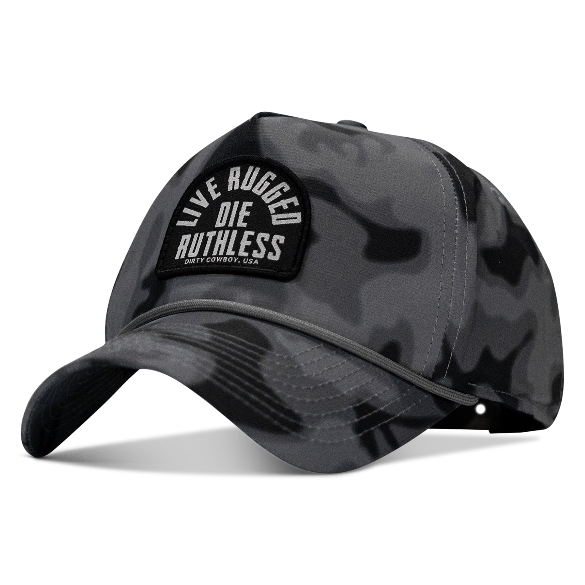 Live Rugged. Die Ruthless Patch Weekender Snapback