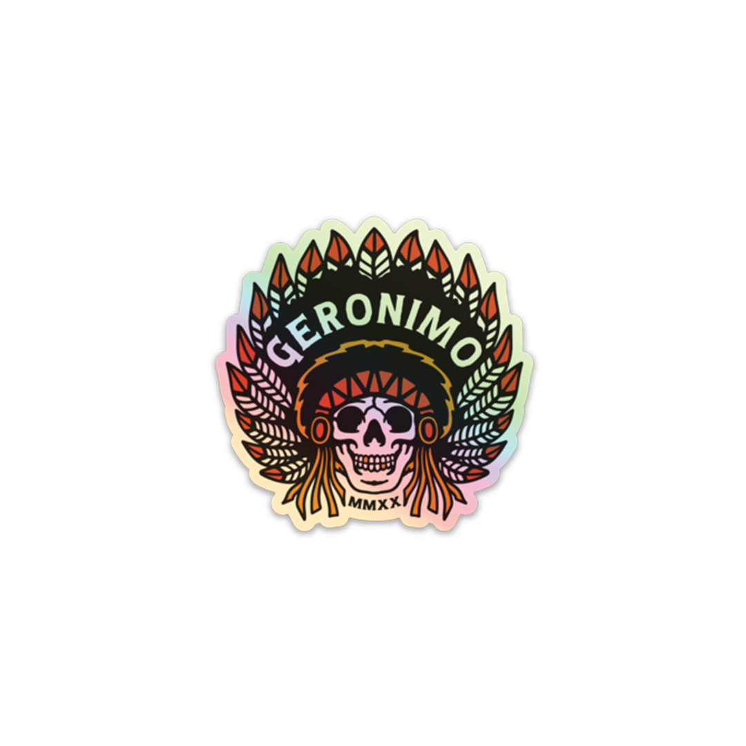 Live Well Geronimos Mini Holographic Mini Sticker