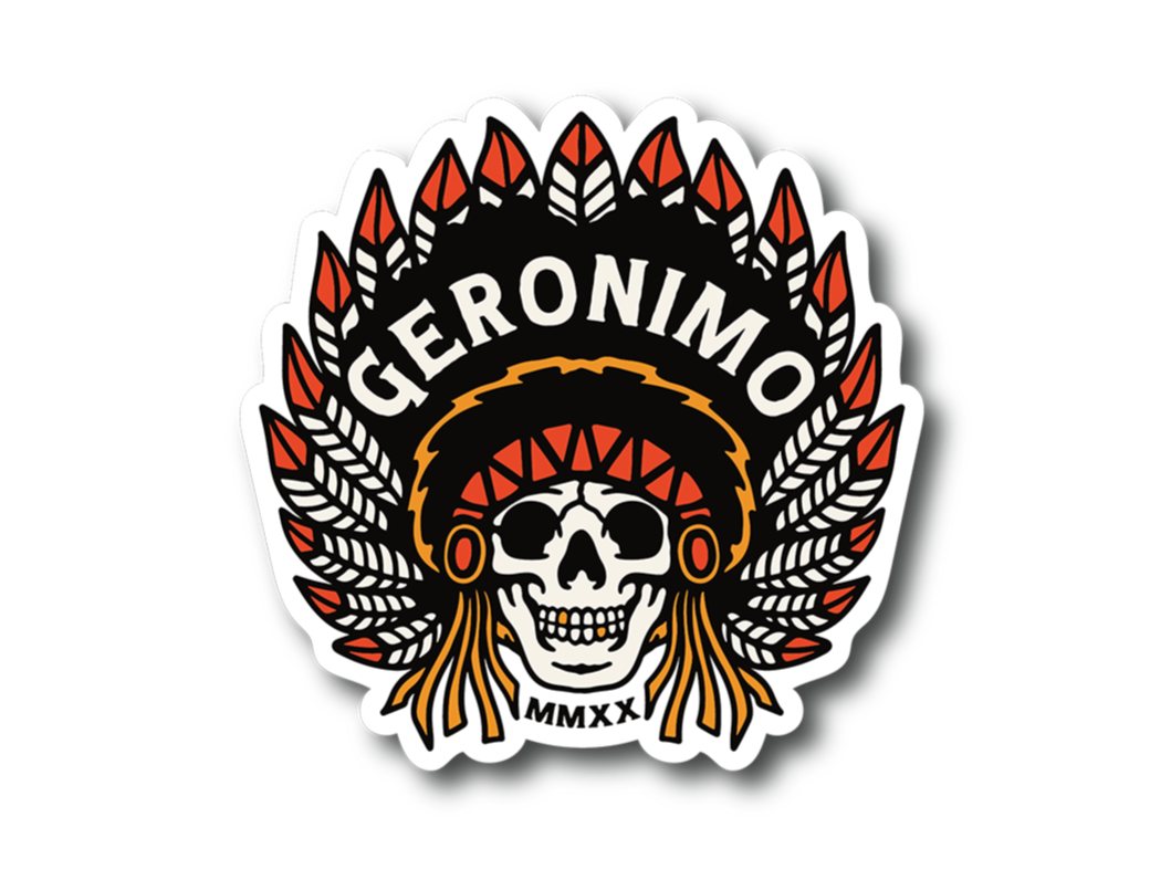 Live Well Geronimos Premium Sticker