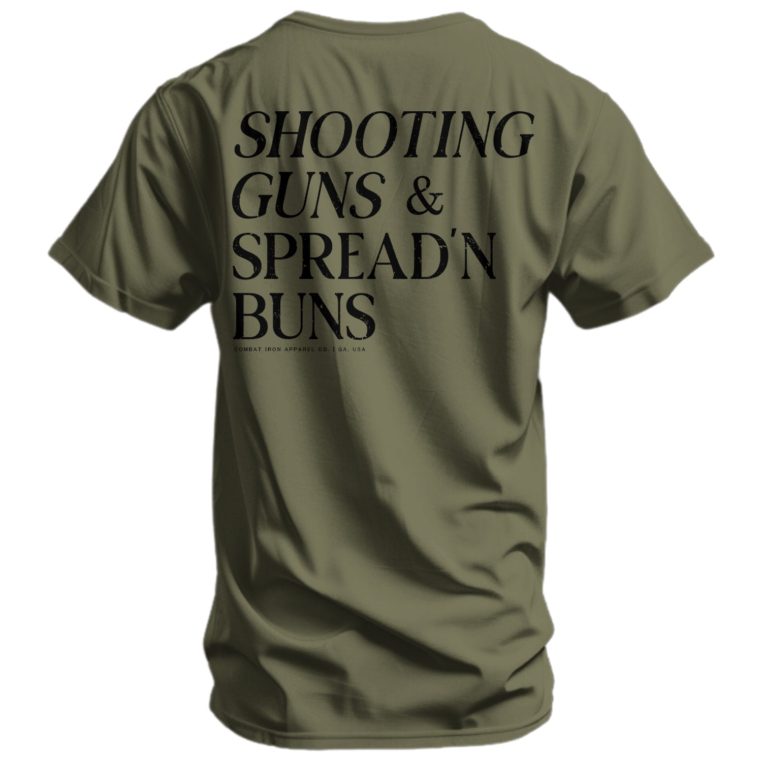 Shooting Guns & Spread'n Buns Men's T-Shirt