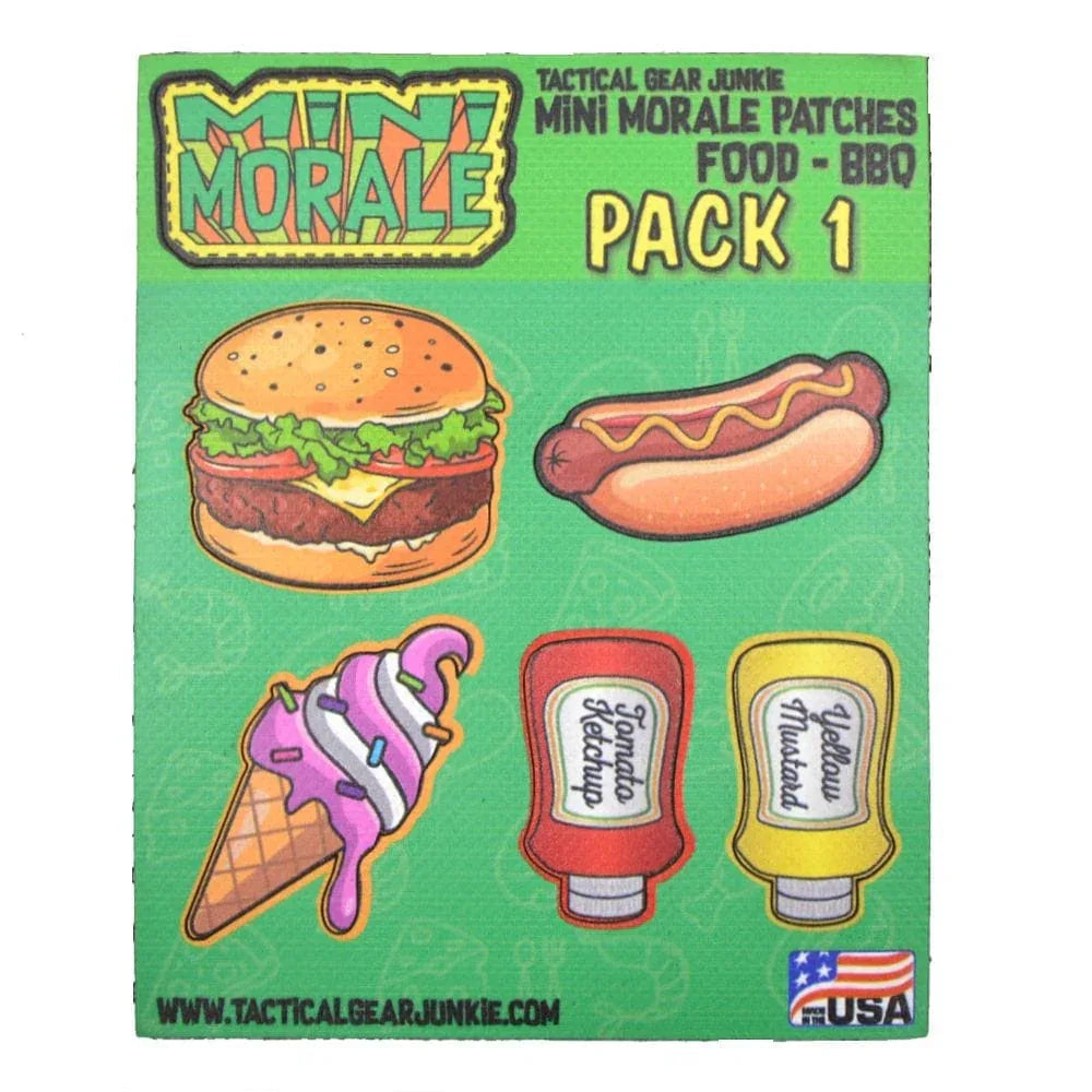 Mini Morale - Lebensmittel-Aufnäher-Packung 1