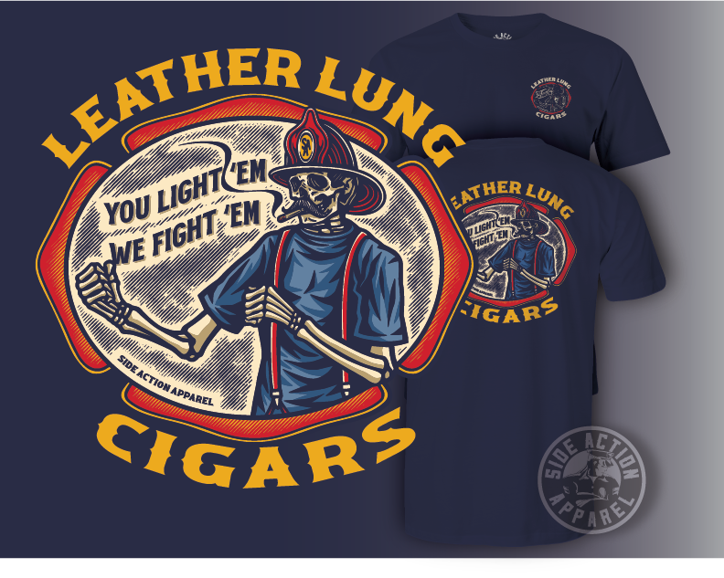 Leather Lung Cigars Tee