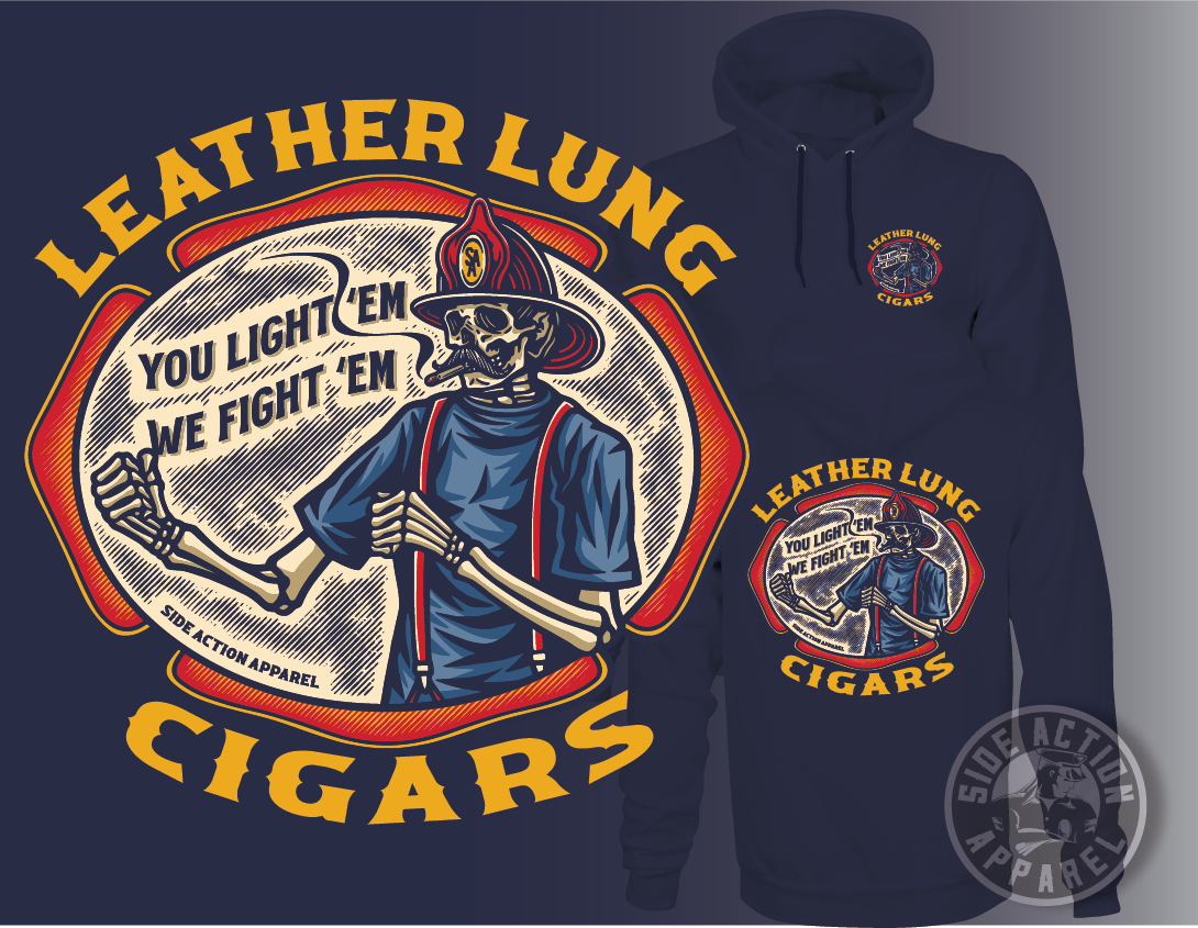 Leather Lung Cigars Hoodie