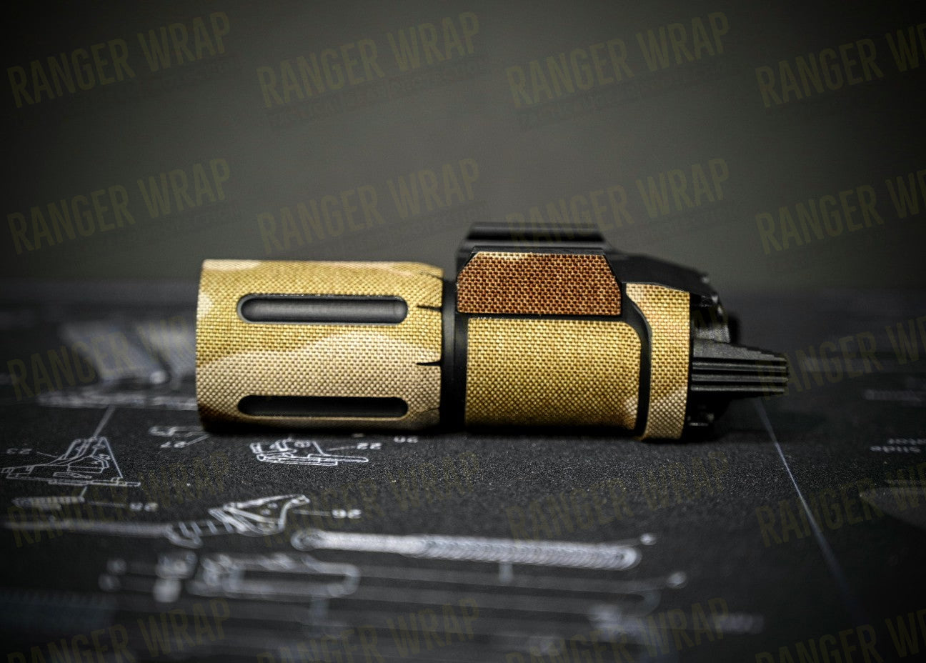 Modlite PL350 - Weapon Light Wrap in Cordura Fabric