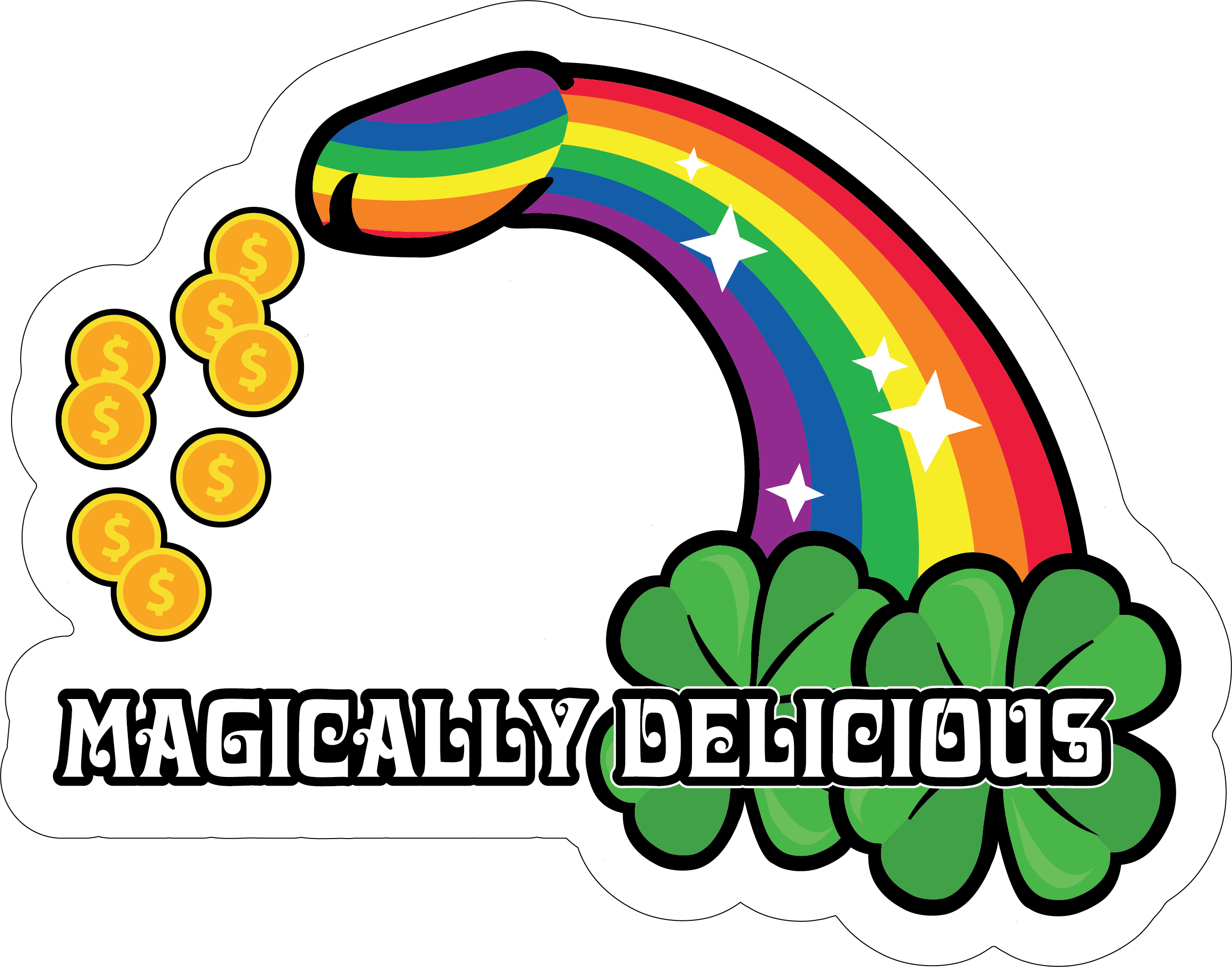 Magically Delicious - Printed Vinyl Patch -