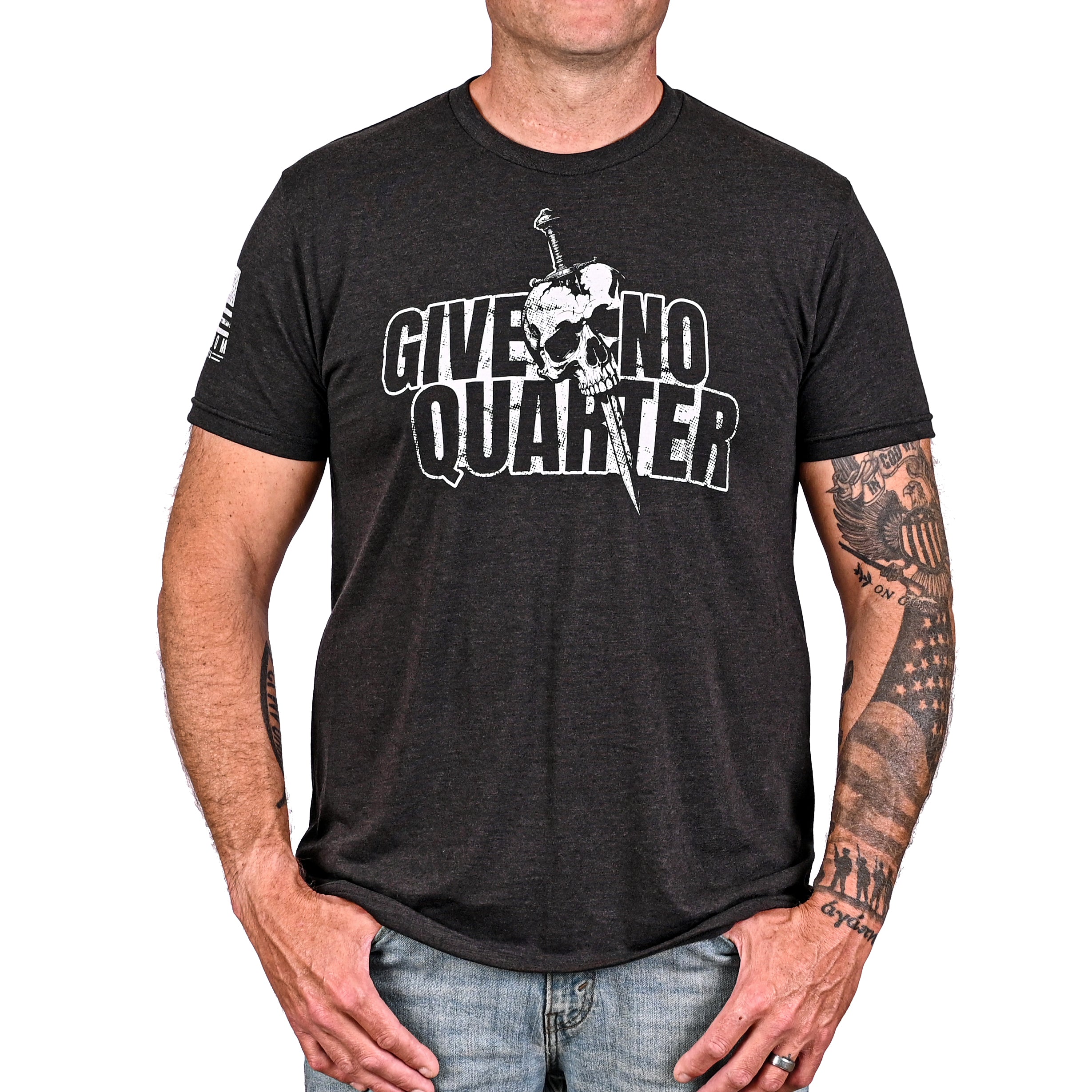 Men's Give No Quarter Patriotic T-Shirt