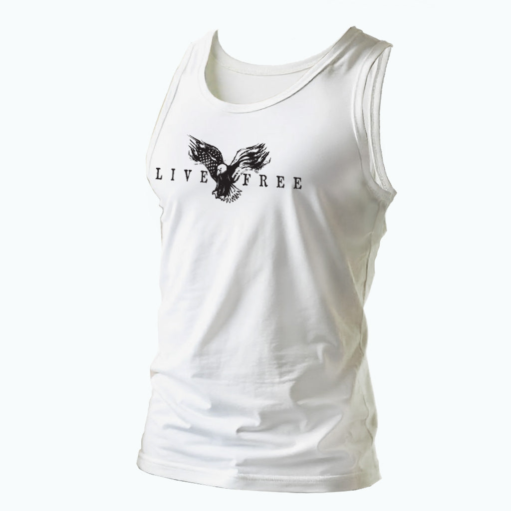 Men's Live Free Patriotic Tank Top