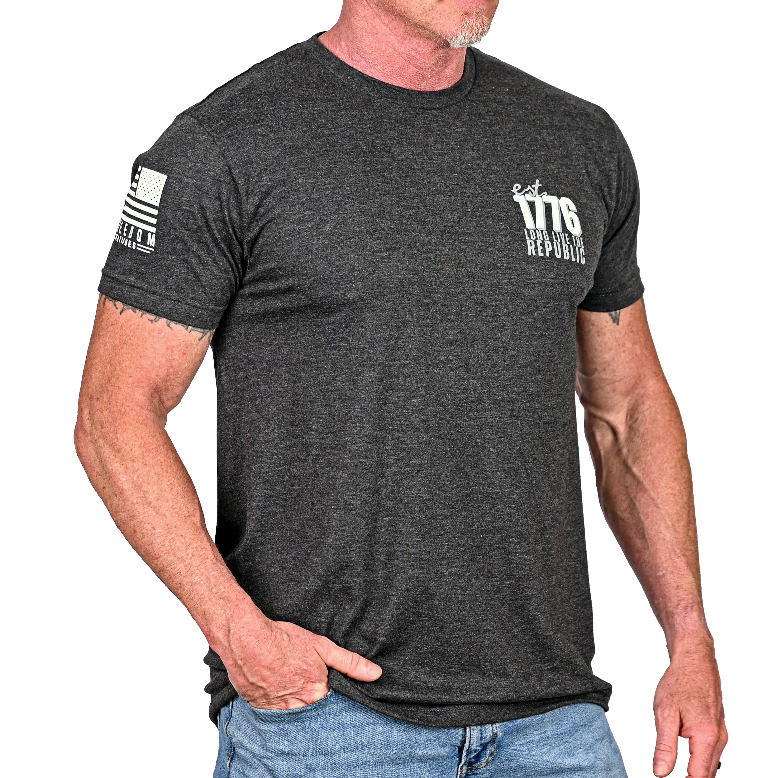 Men's Long Live The Republic Patriotic T-Shirt