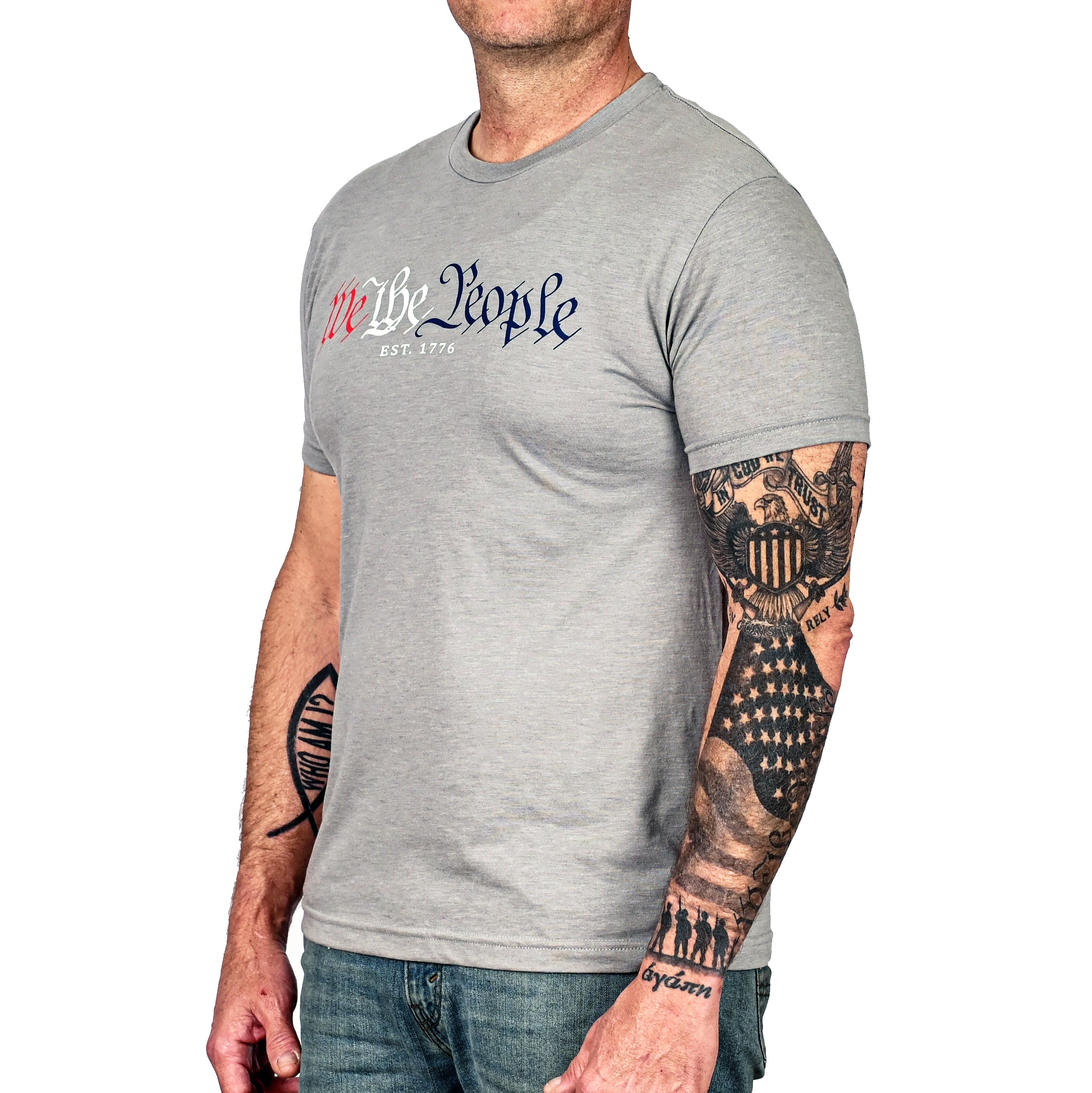 Men's We The People in Red White & Blue Patriotic T-Shirt
