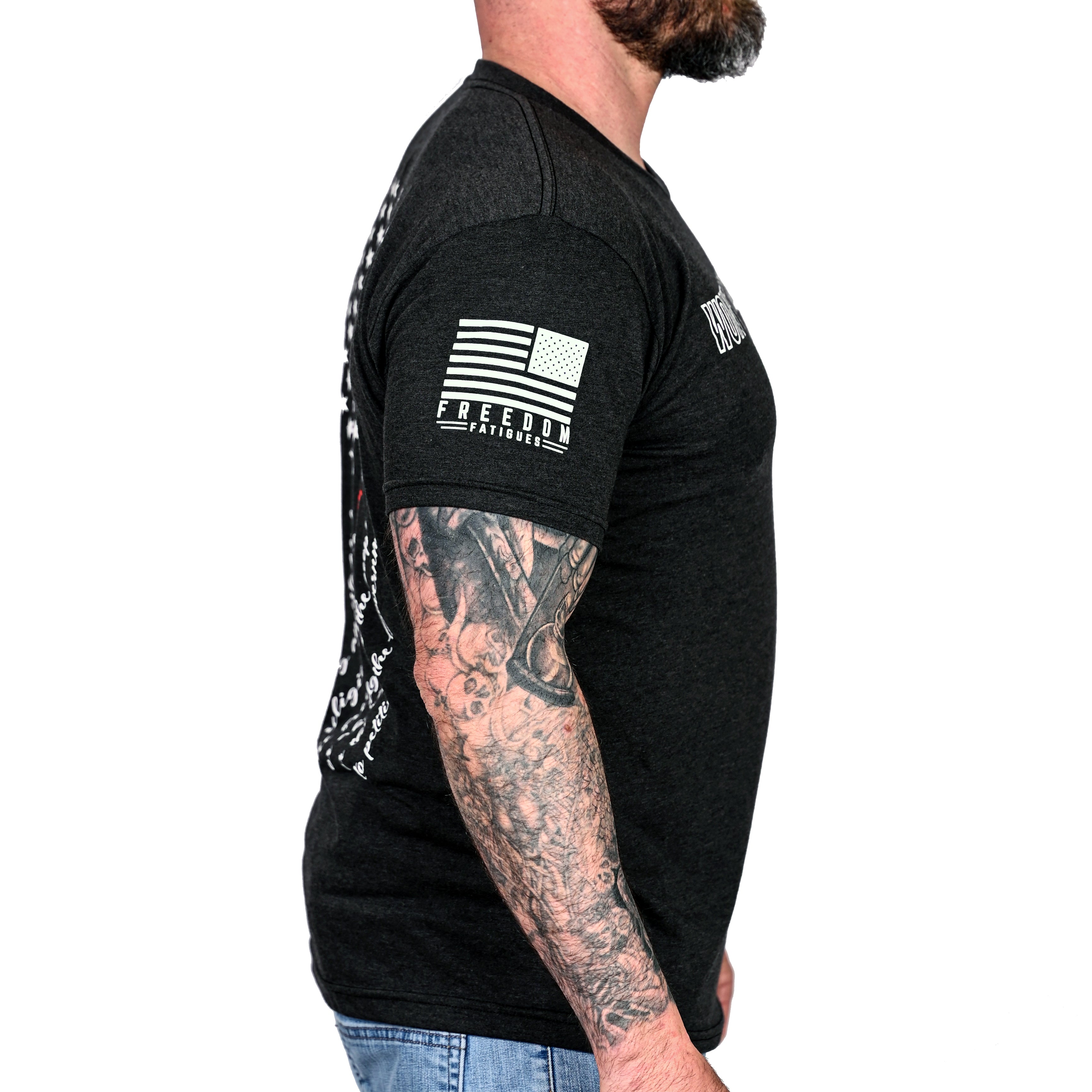 Men's Won't Be Silenced First Amendment Patriotic T-Shirt