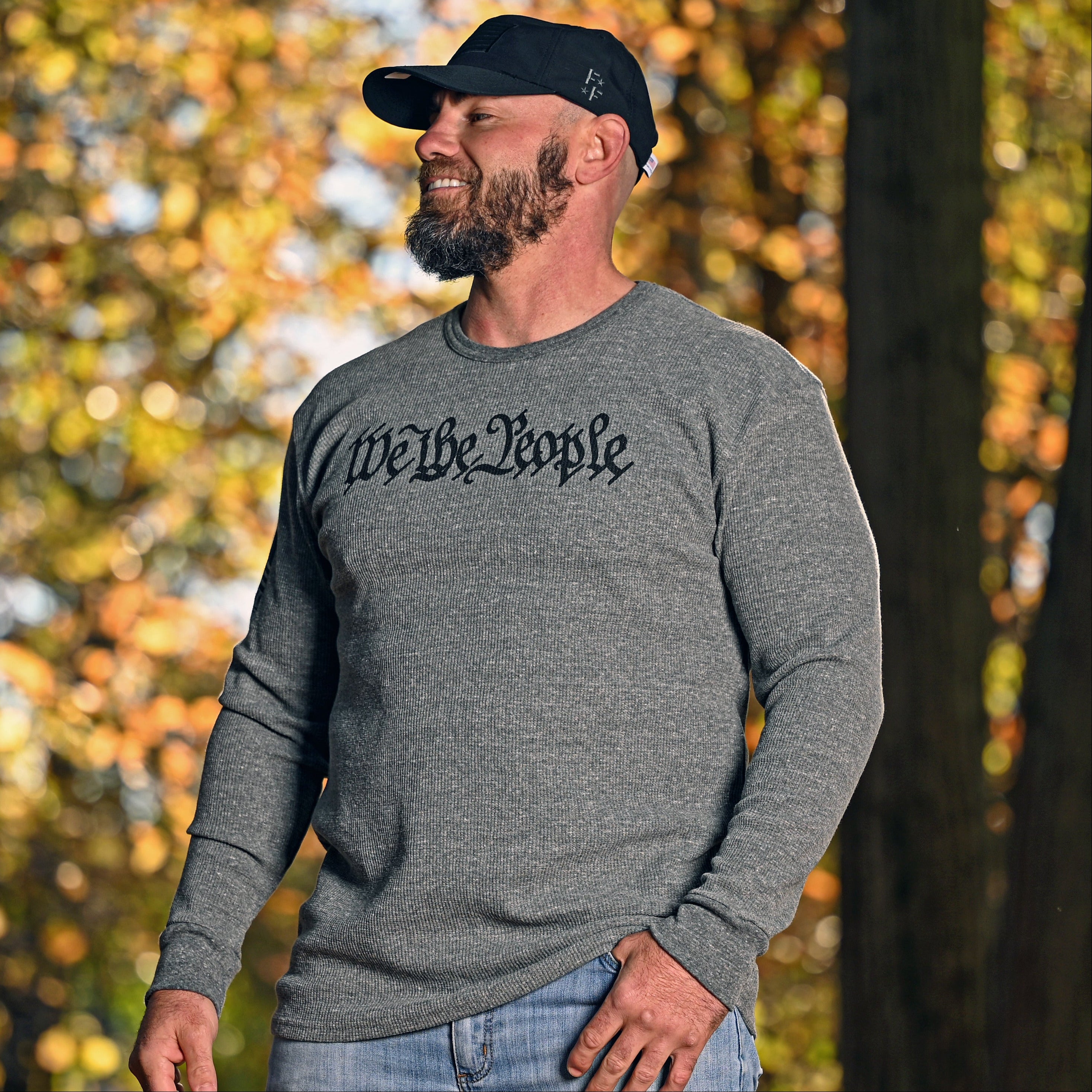 Men's "We The People" Patriotic Long Sleeve Thermal