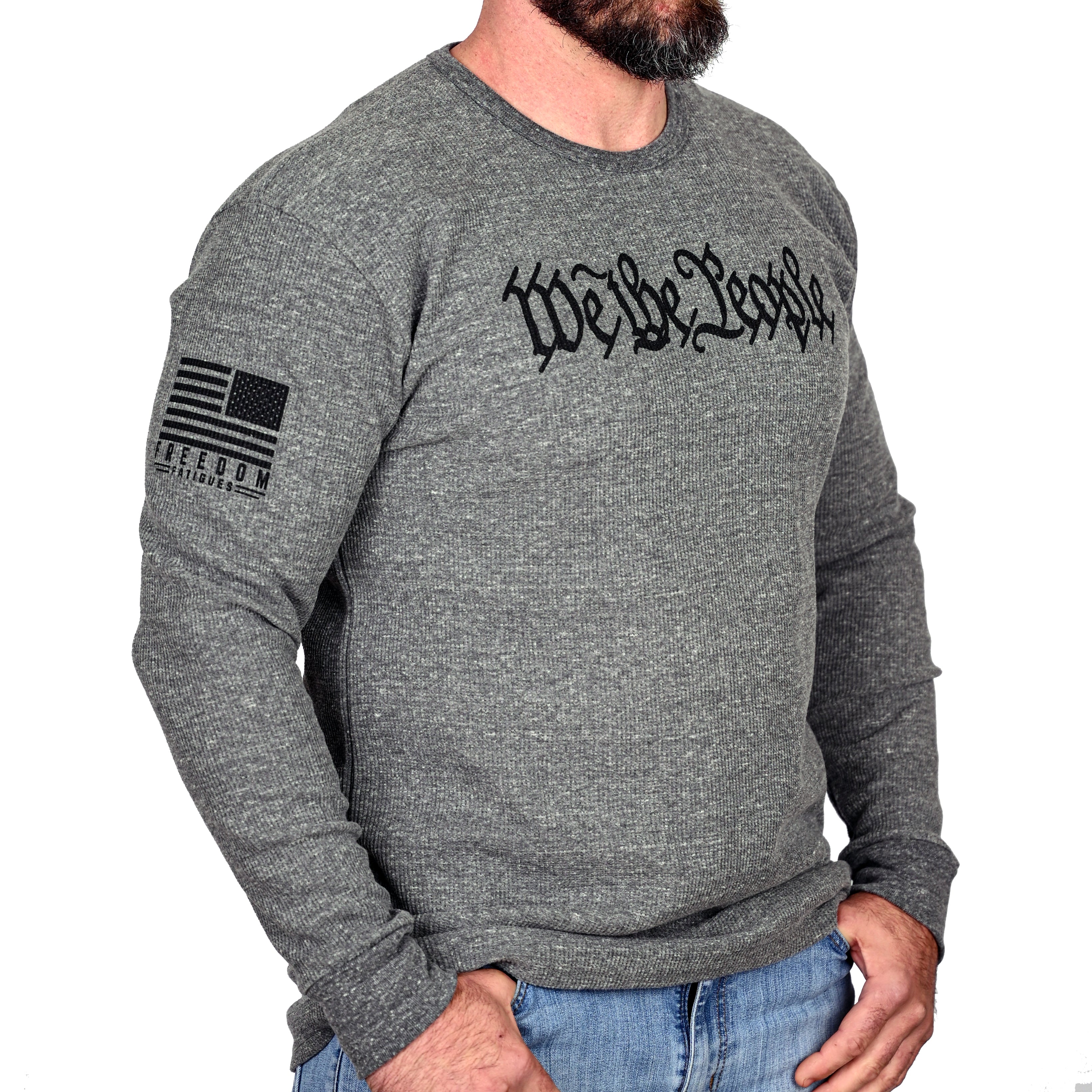 Men's "We The People" Patriotic Long Sleeve Thermal