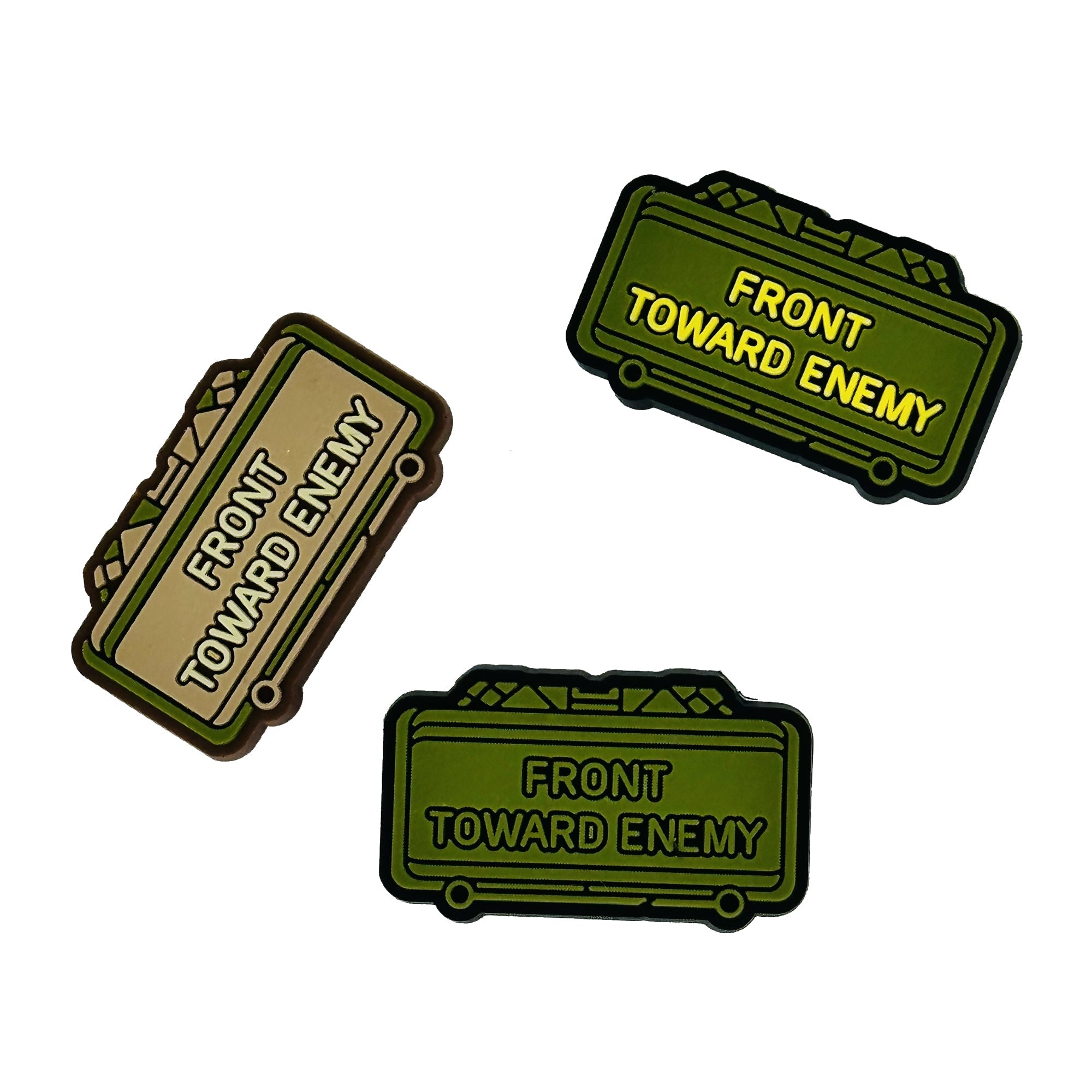 Tactical Mini Morale Charms - Claymore Mine Pack - Set of 3