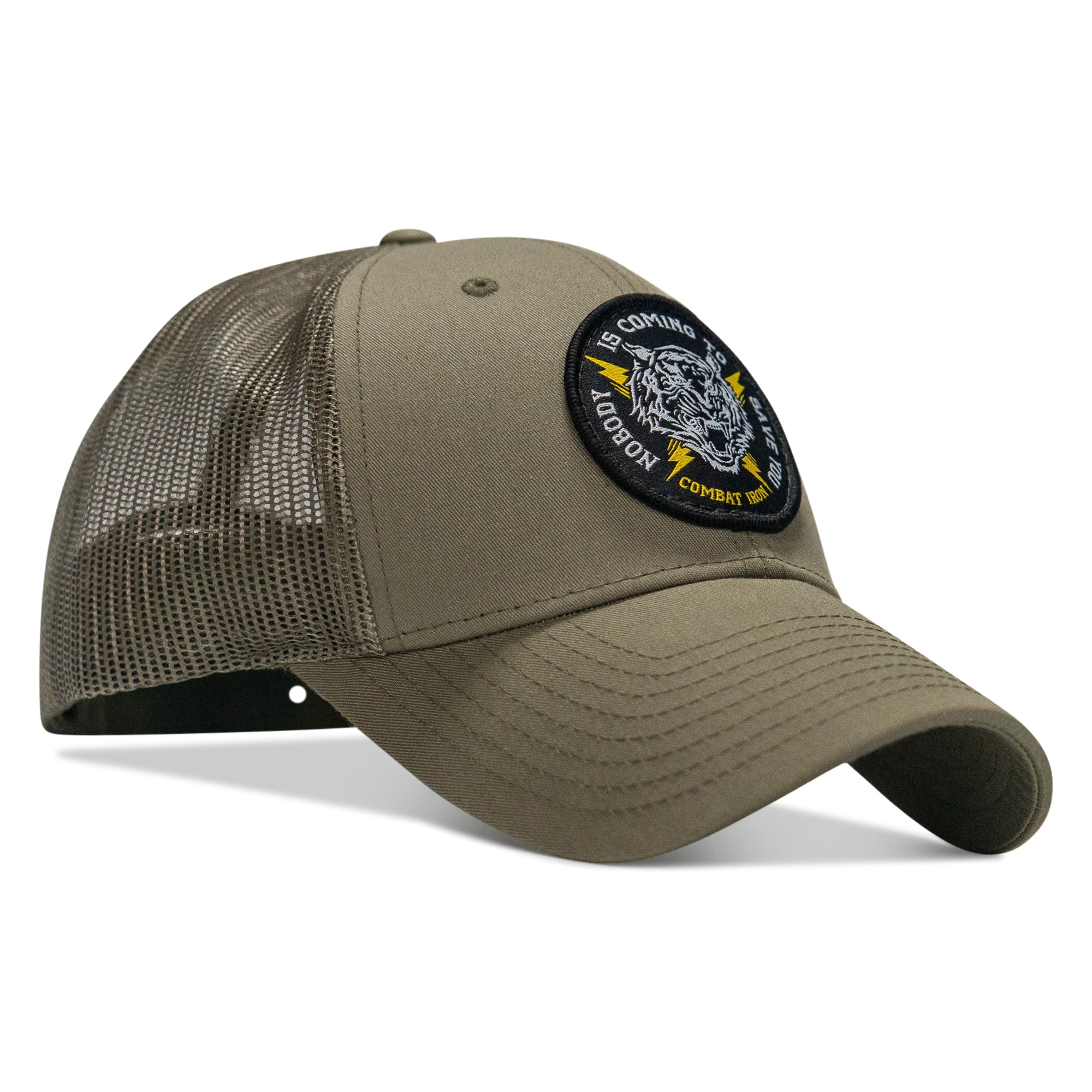 Nobody Is Coming To Save You Patch Snapback Hat