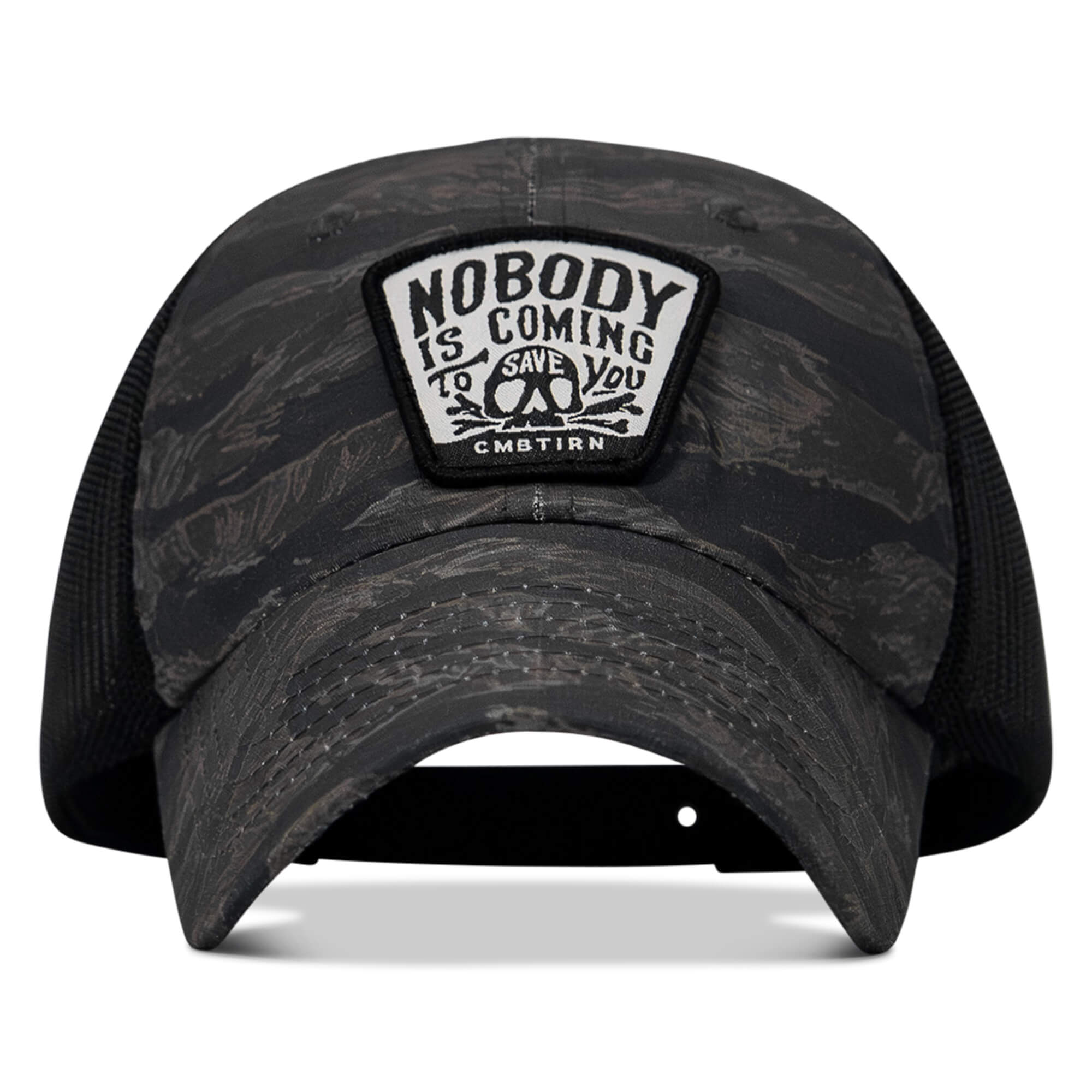 Nobody Is Coming To Save You Skull Patch RipStop Low Pro Operator Hat