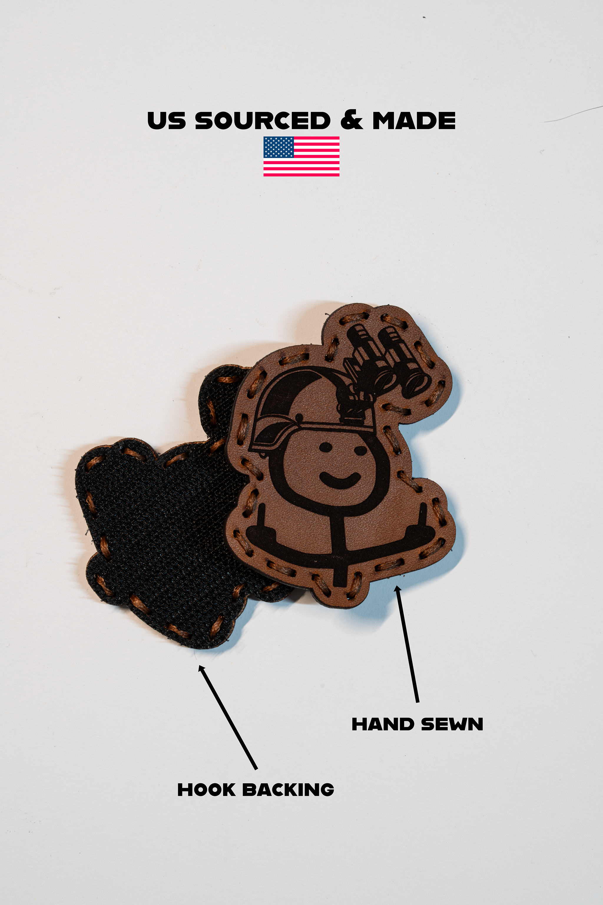 PARCHE DE CUERO DE SR. TRAVIESO ASIENTE