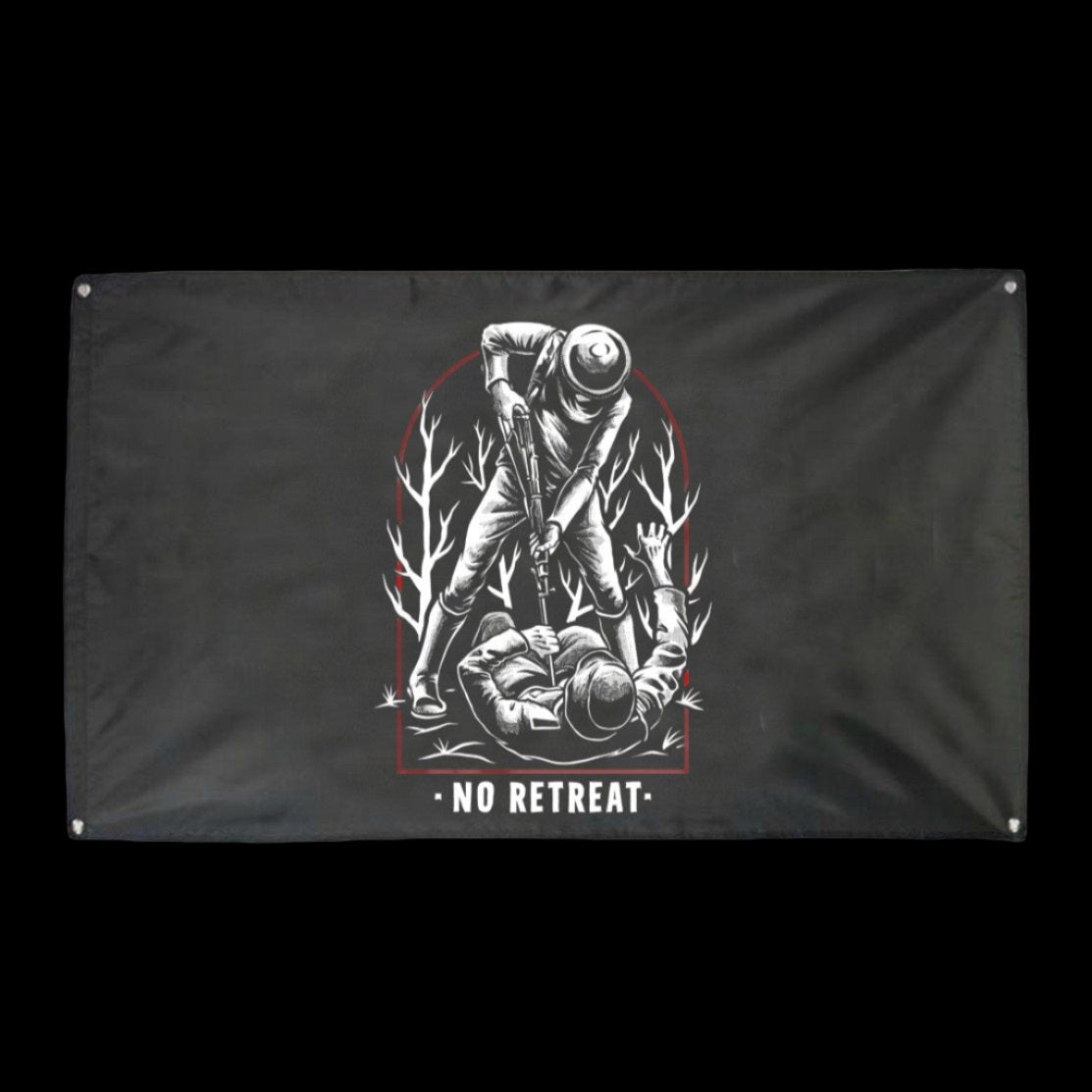 No Retreat Gym Flag