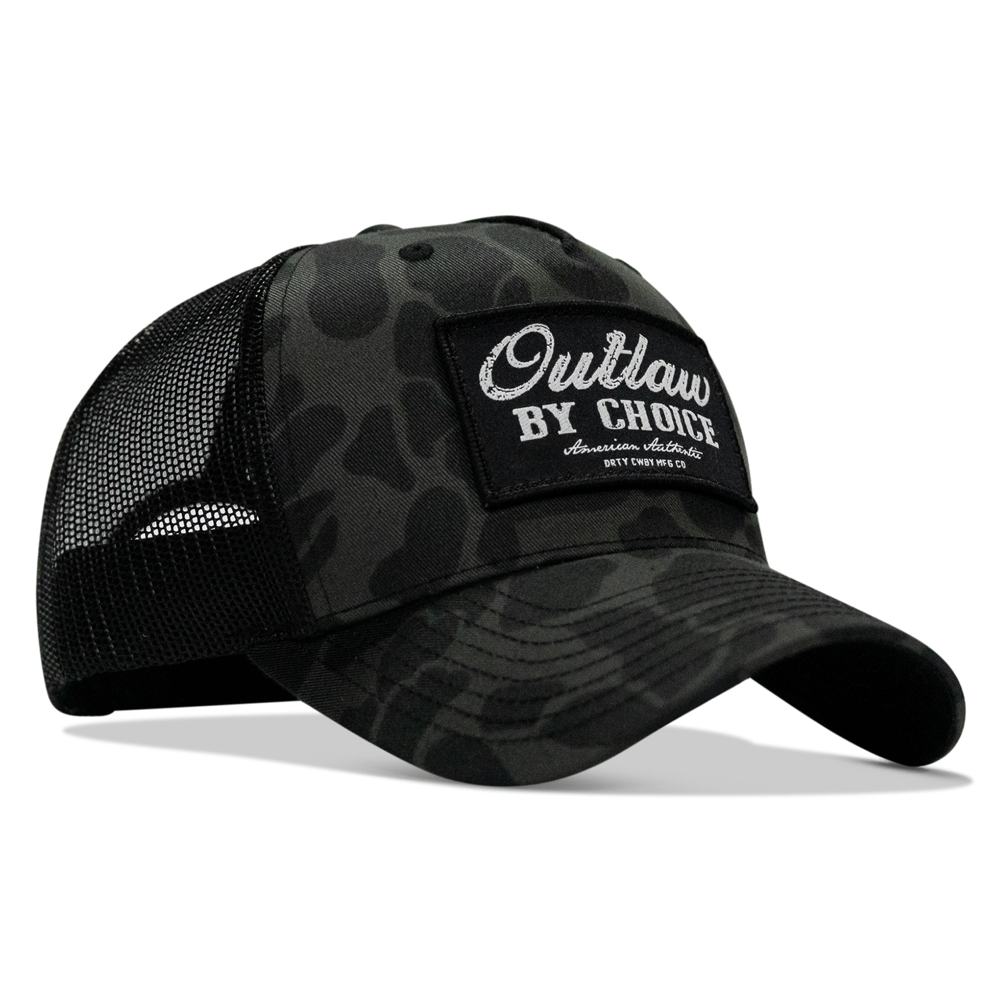 Outlaw By Choice Patch Snapback Hat
