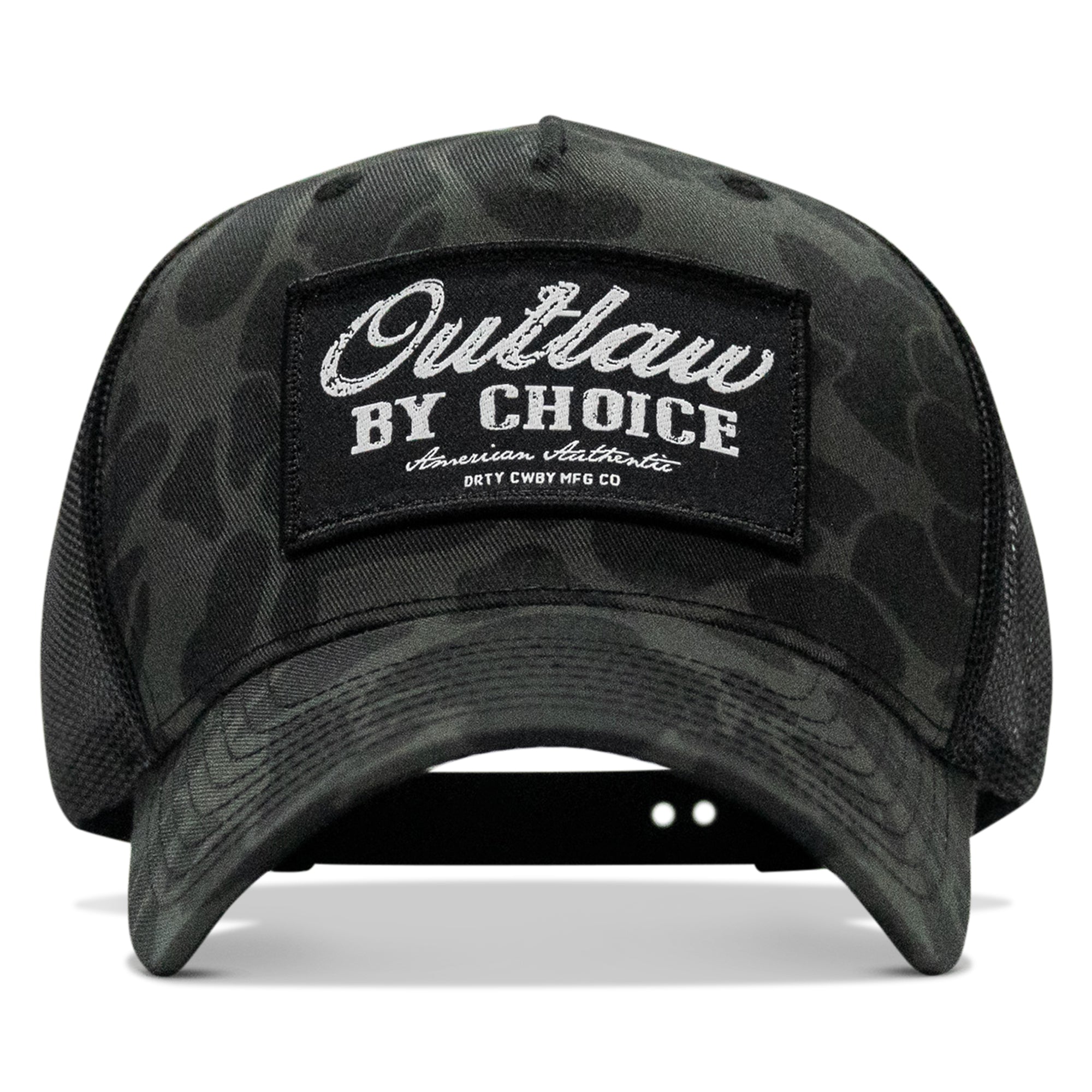 Outlaw By Choice Patch Snapback Hat
