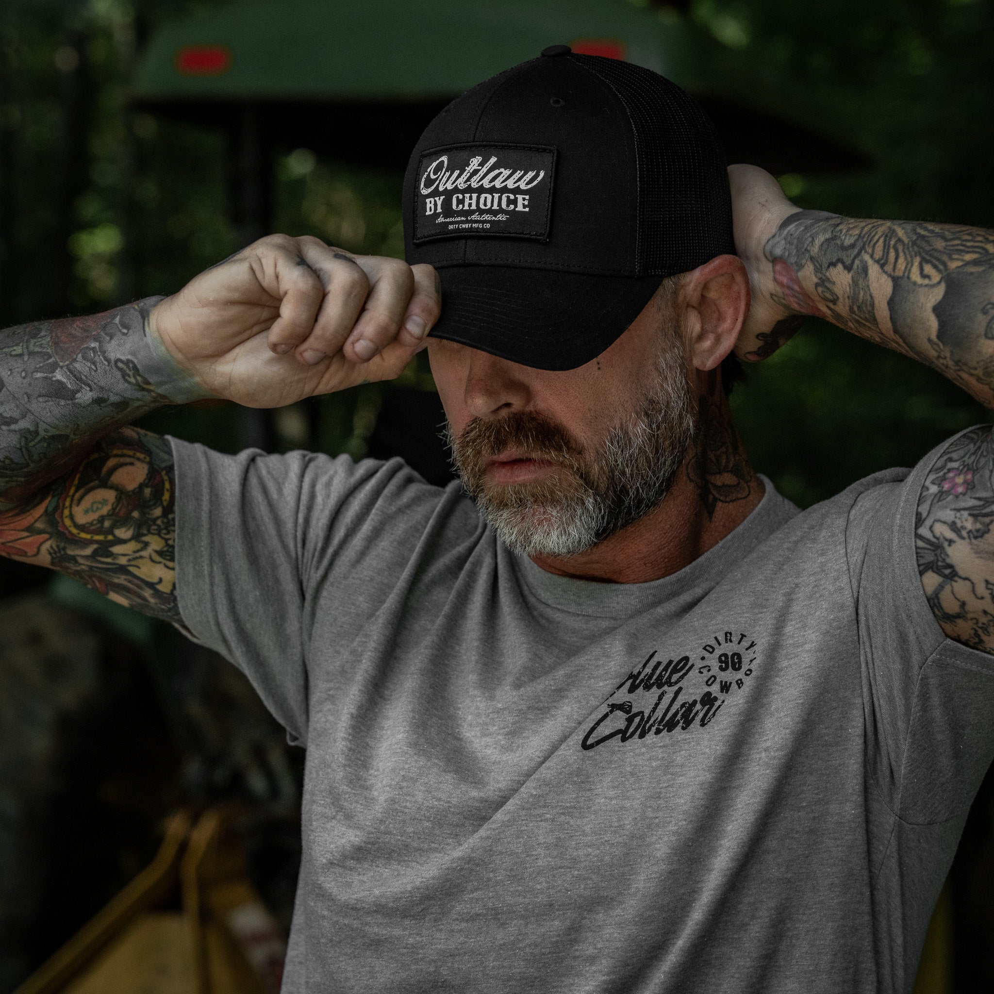 Outlaw By Choice Patch Snapback Hat