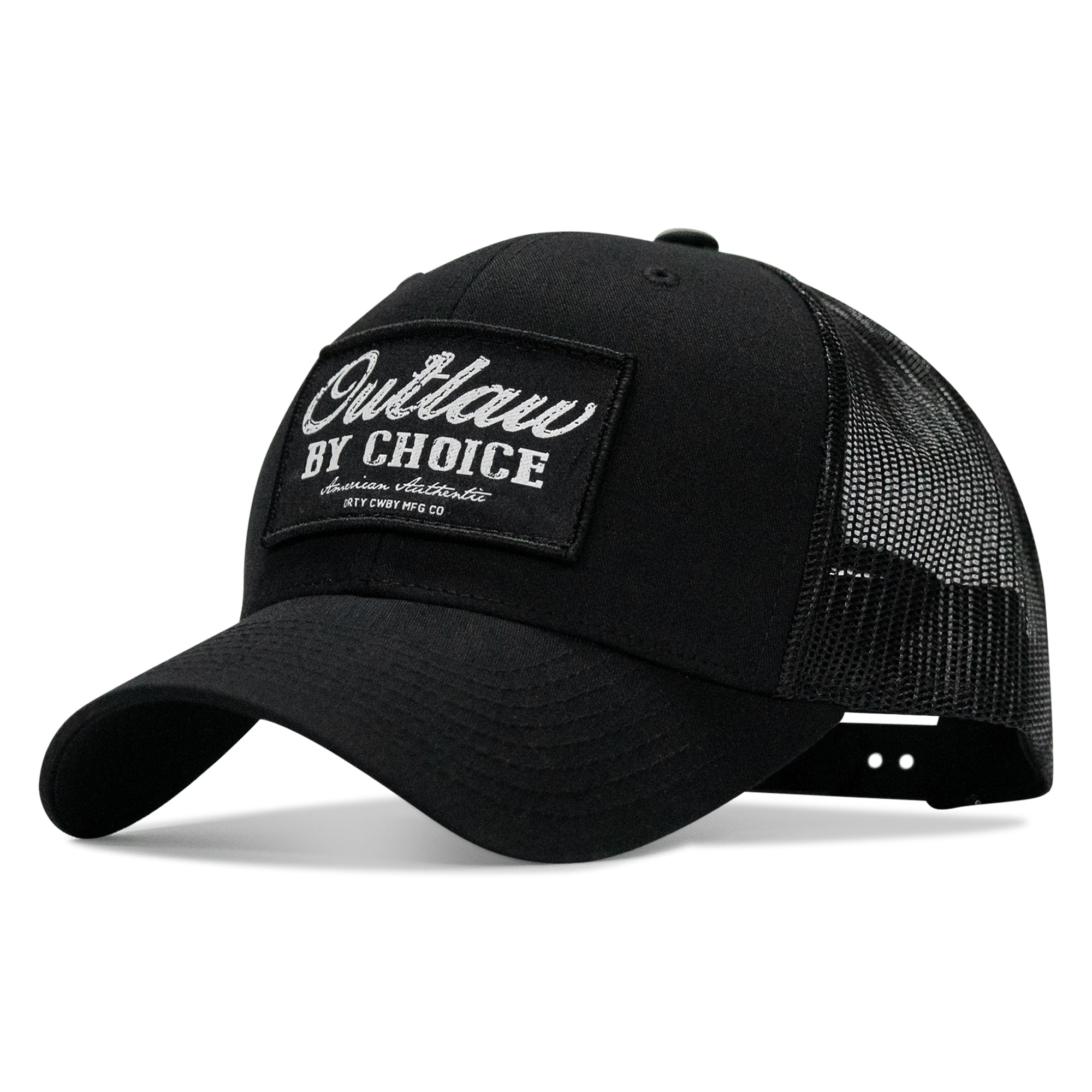 Outlaw By Choice Patch Snapback Hat