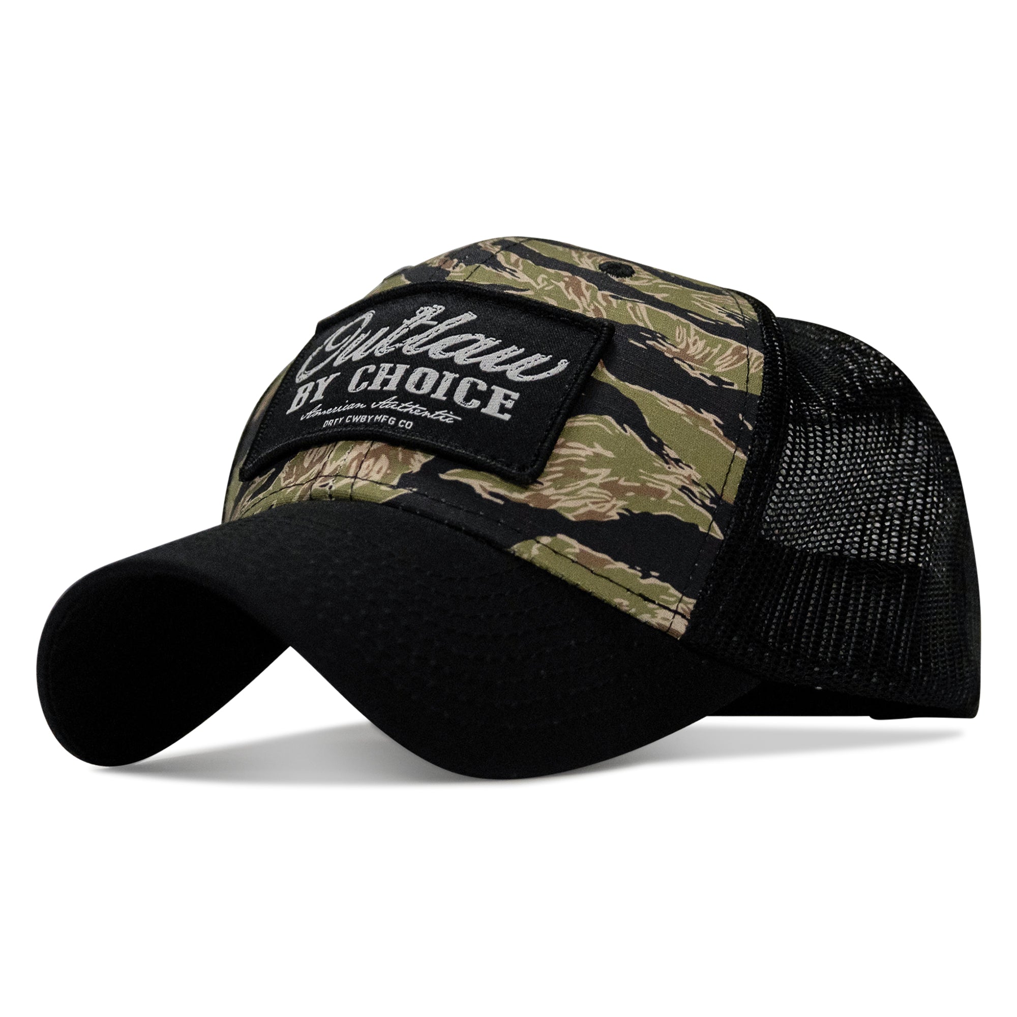 Outlaw By Choice Patch Original Ripstop Classic Snapback Hat