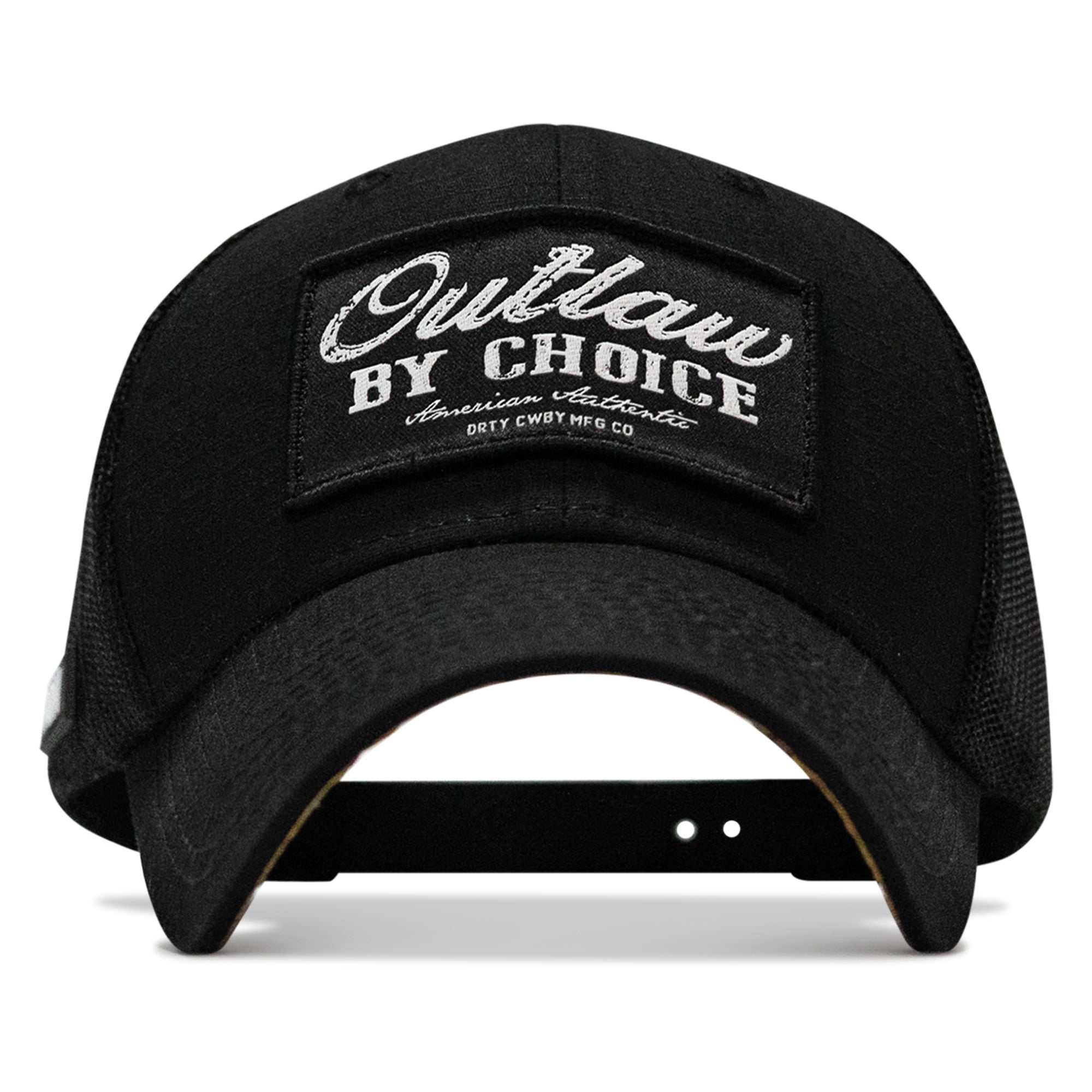 Outlaw By Choice Patch Original Ripstop Classic Snapback Hat