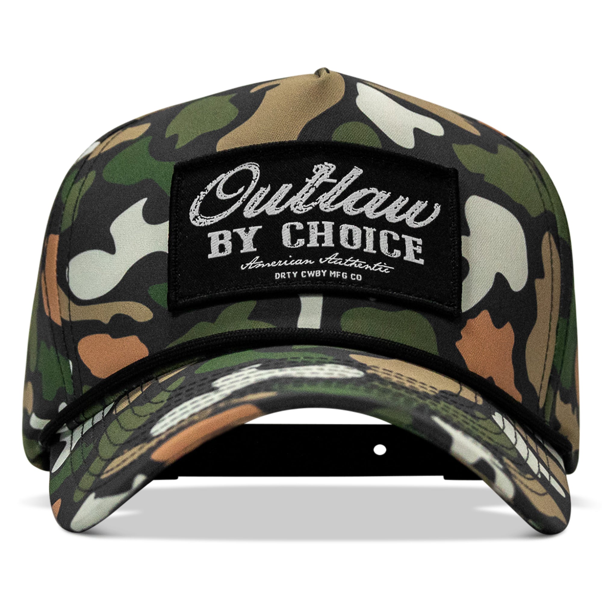 Outlaw By Choice Patch 5 Pannel Snapback