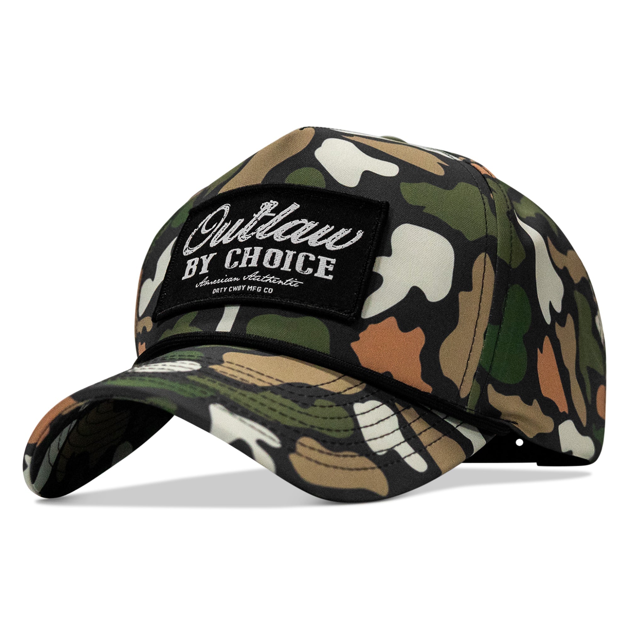 Outlaw By Choice Patch 5 Pannel Snapback
