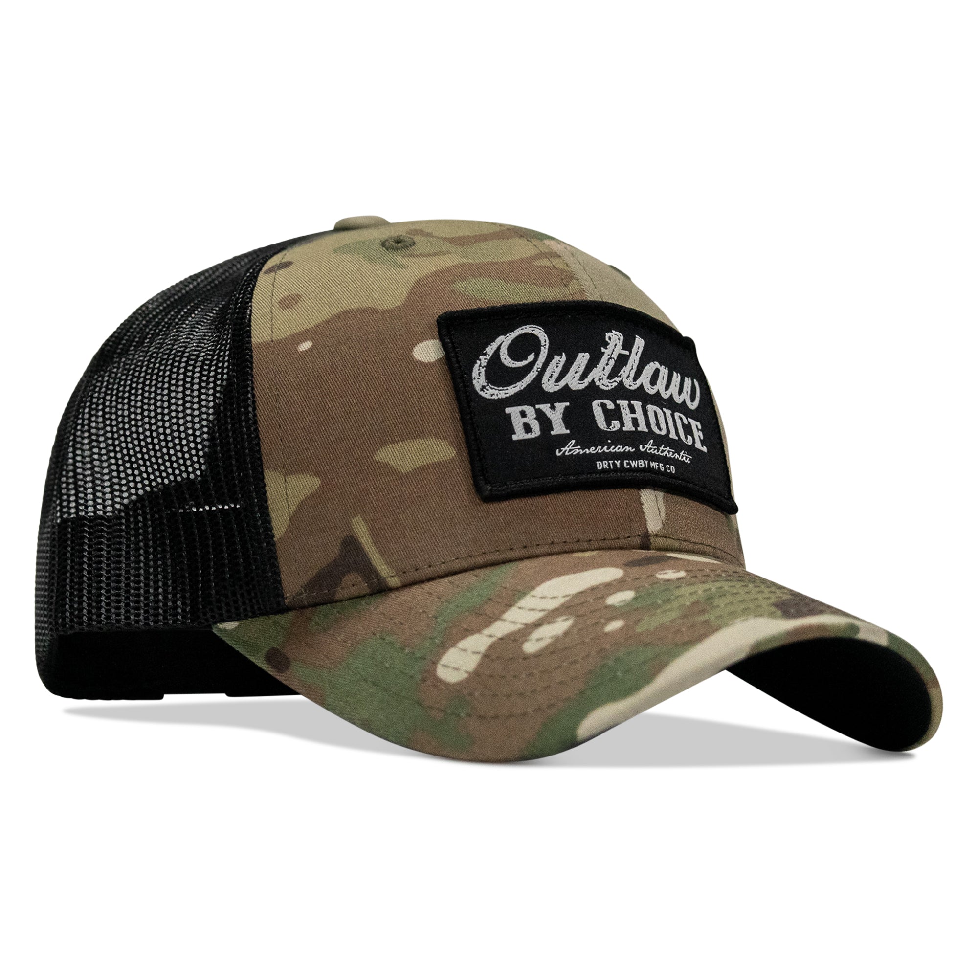 Outlaw By Choice Patch Snapback Hat