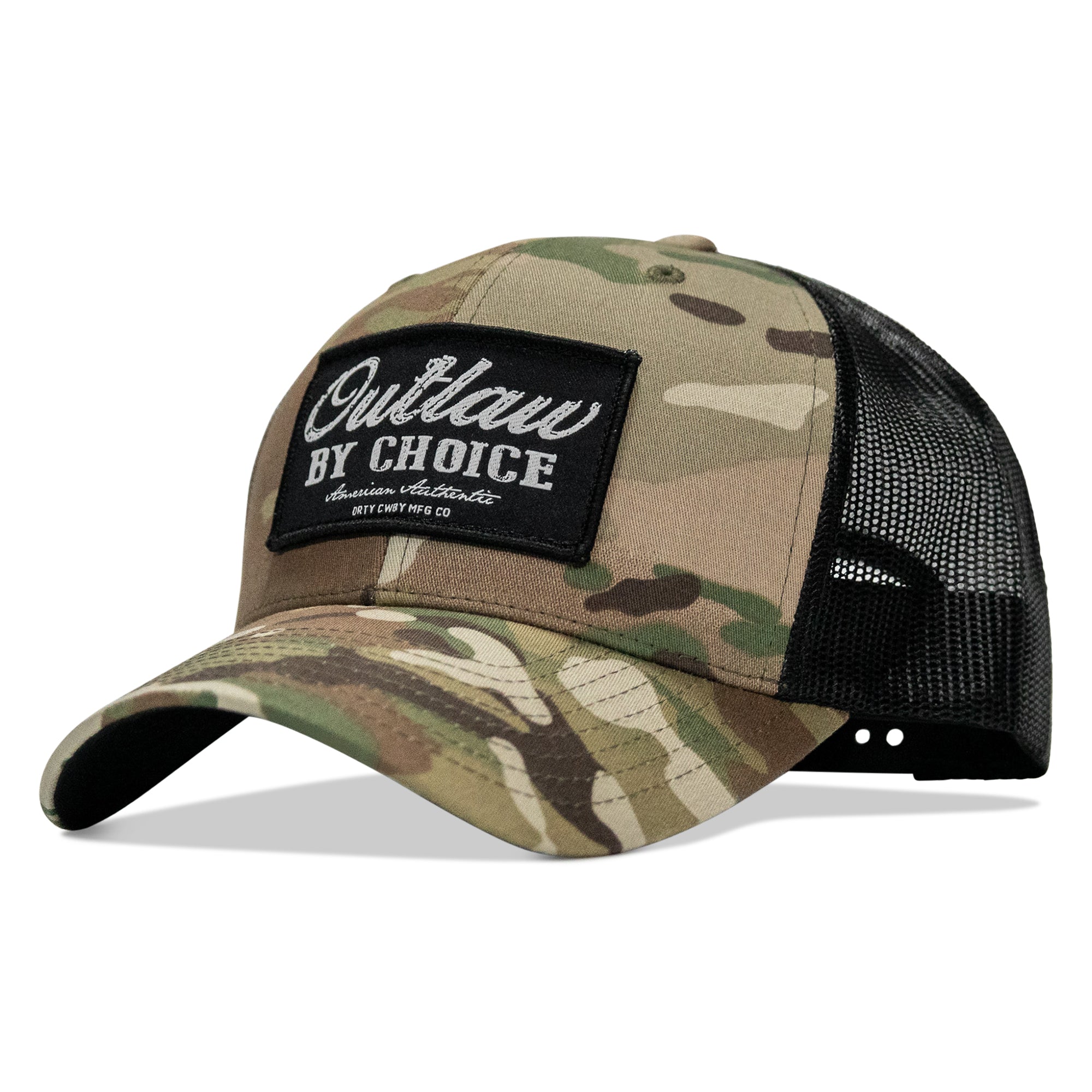 Outlaw By Choice Patch Snapback Hat