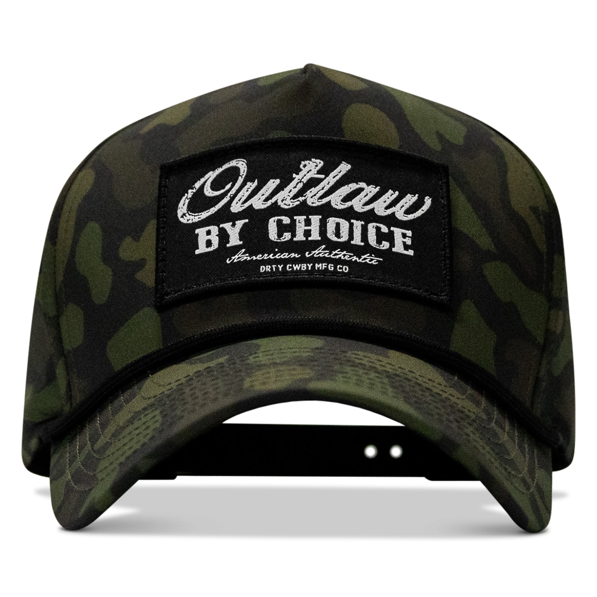 Outlaw By Choice Patch 5 Pannel Snapback