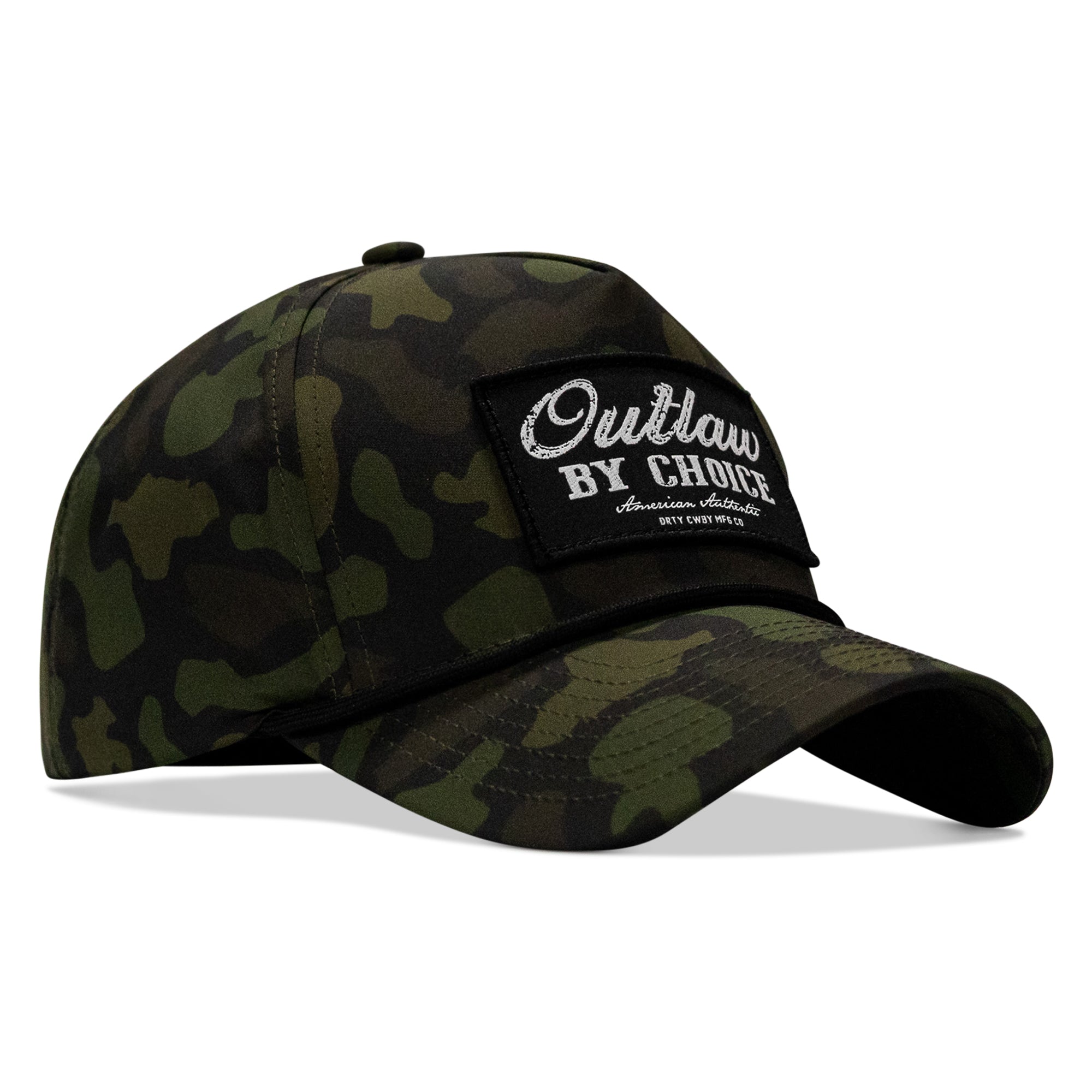 Outlaw By Choice Patch 5 Pannel Snapback