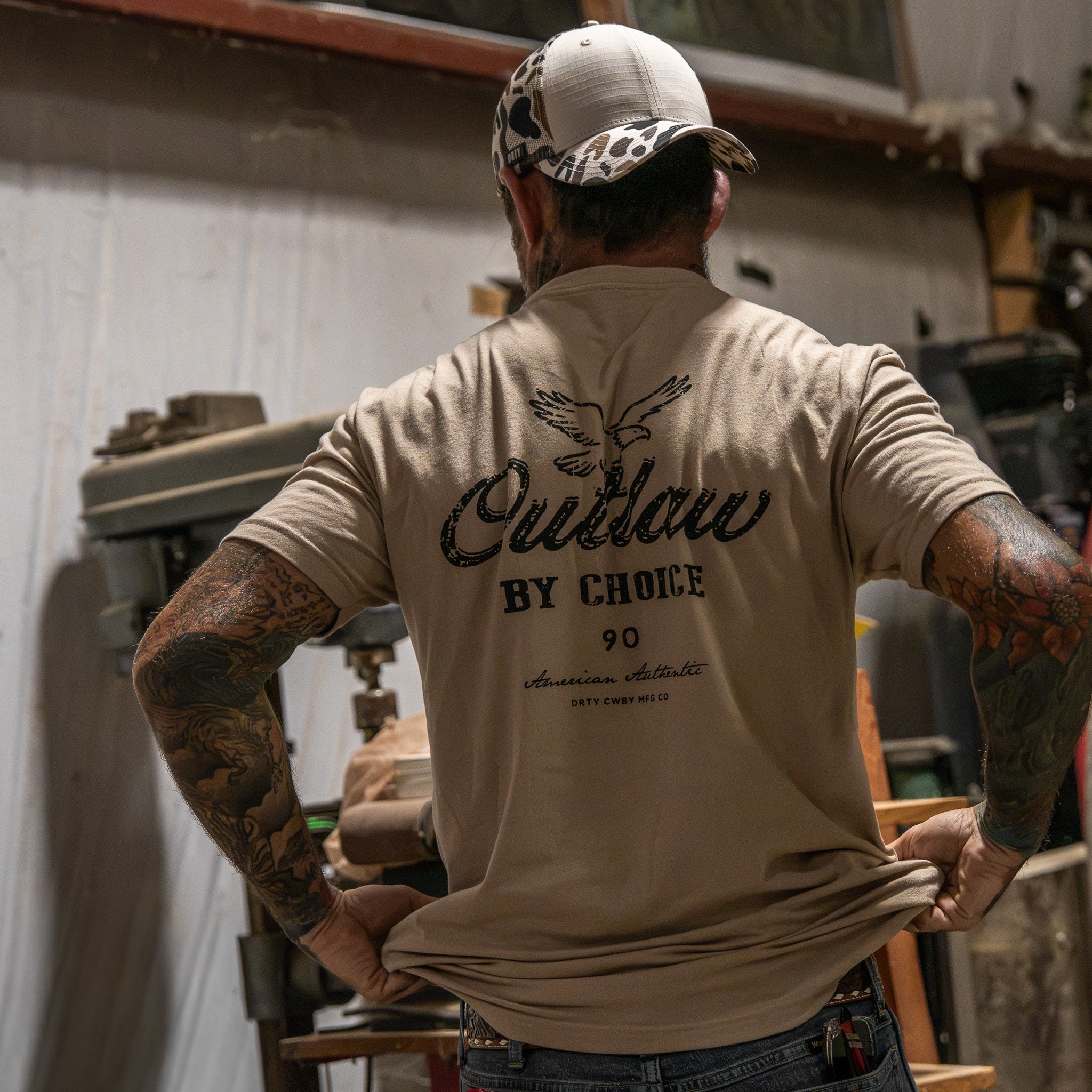 Outlaw By Choice Men's T-Shirt