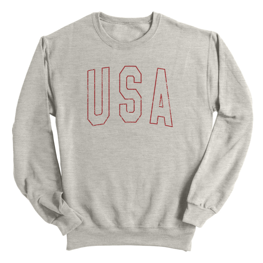 USA Collegiate Solid White (Front)