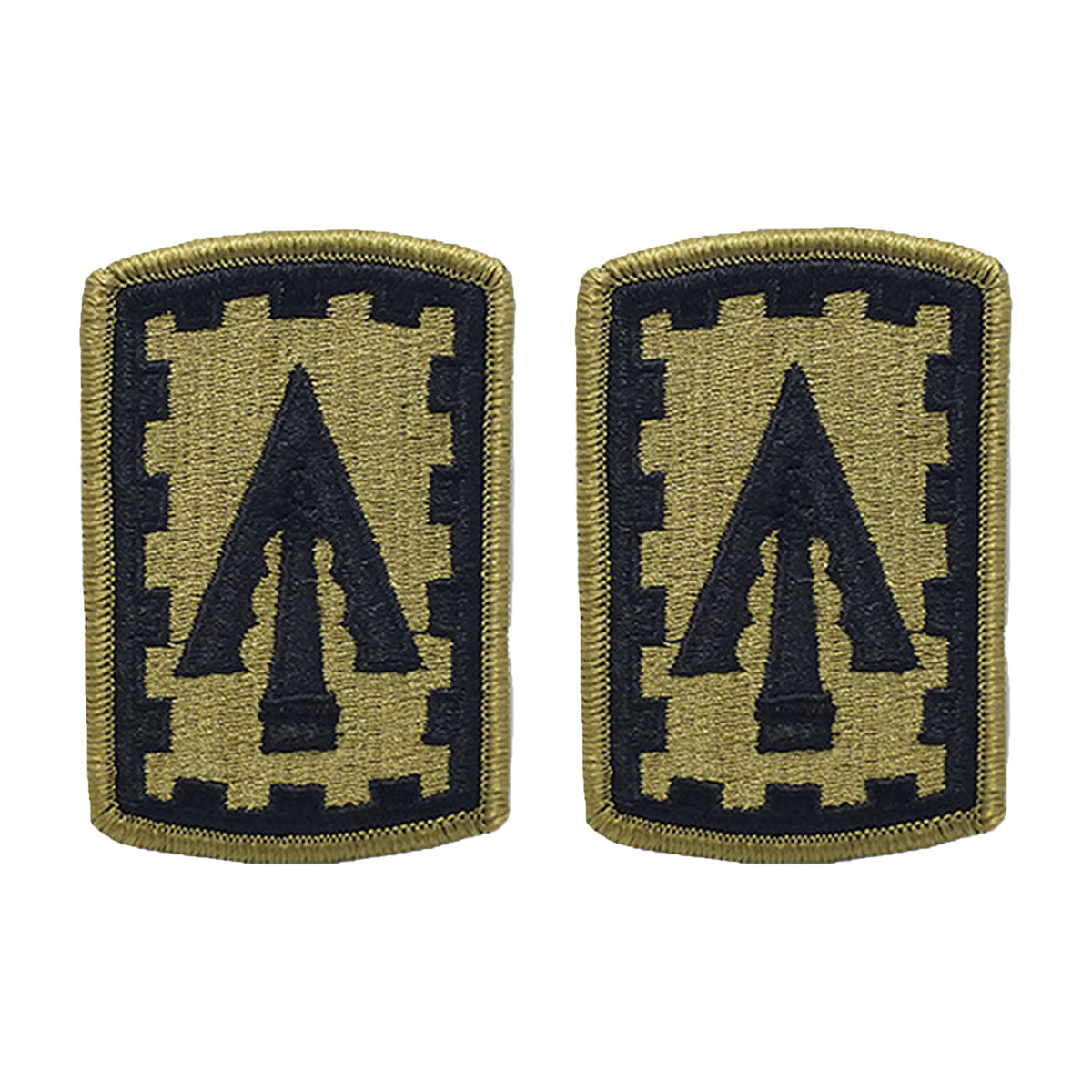 U.S. Army 108th Air Defense Artillery OCP Patch w/ Hook Fastener (pair)